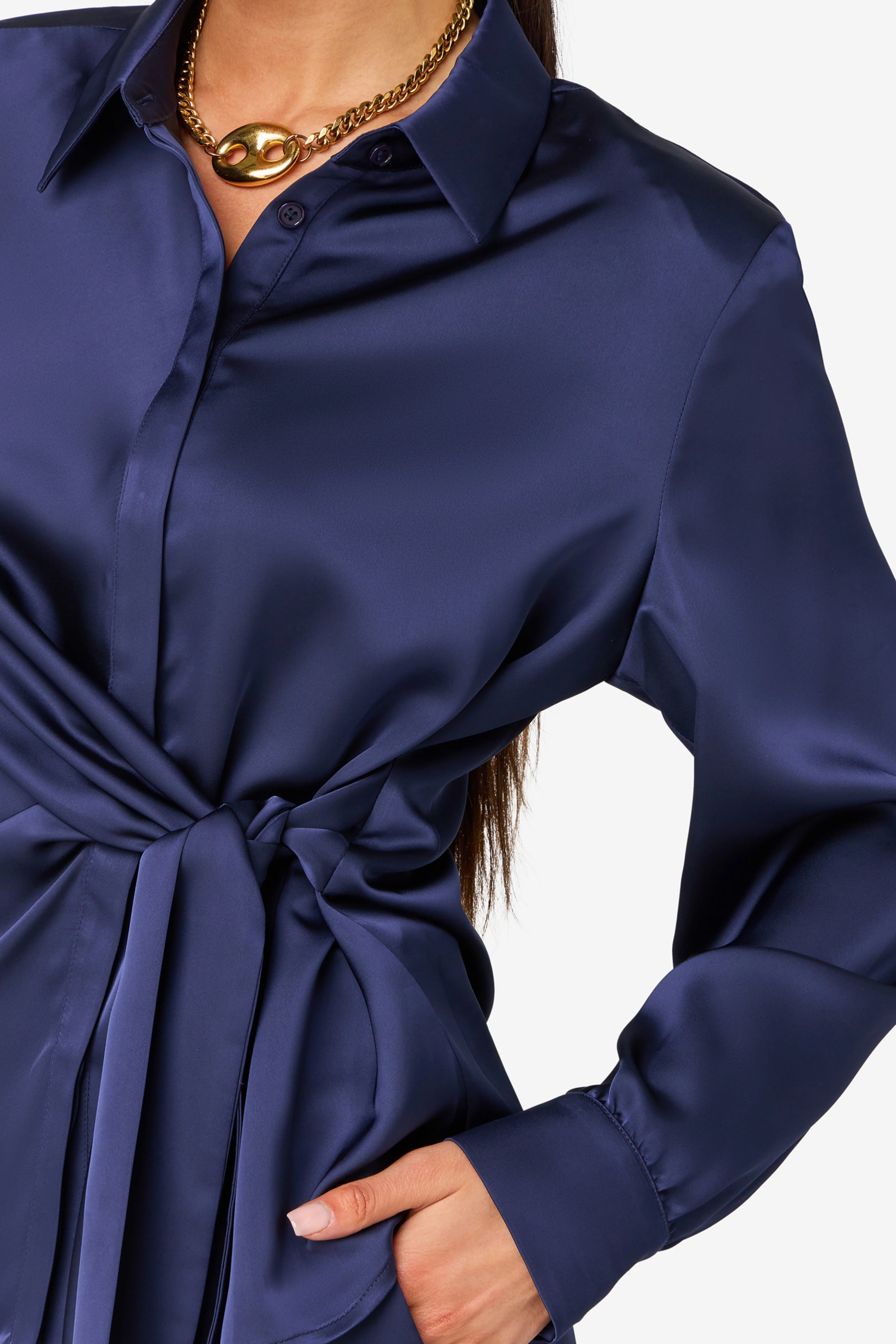 Blouse Balina Deep Navy - Image 3