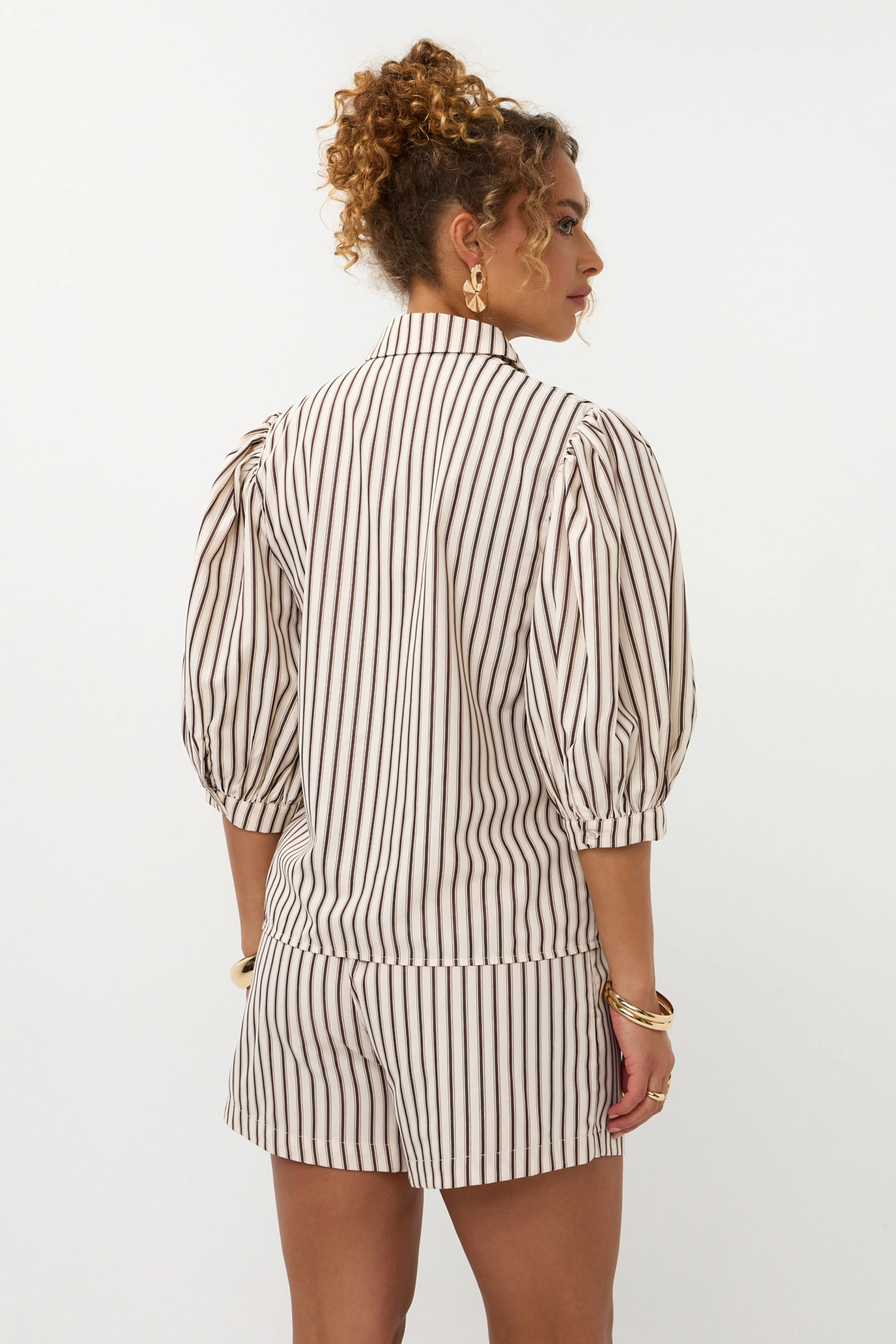 Blouse Bobbie Brown Stripe - Image 5