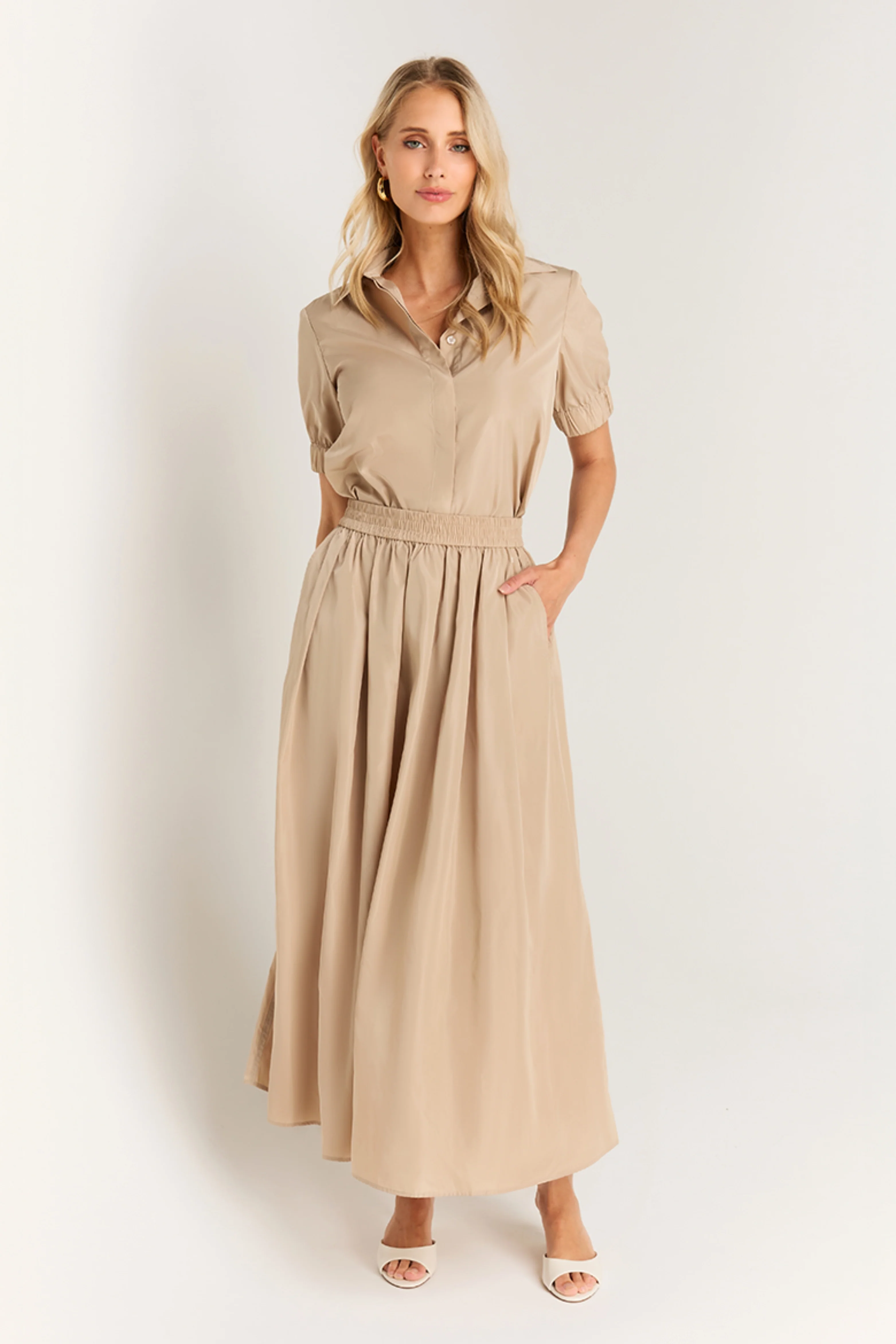 Blouse Bonnie Ostra Beige - Image 5