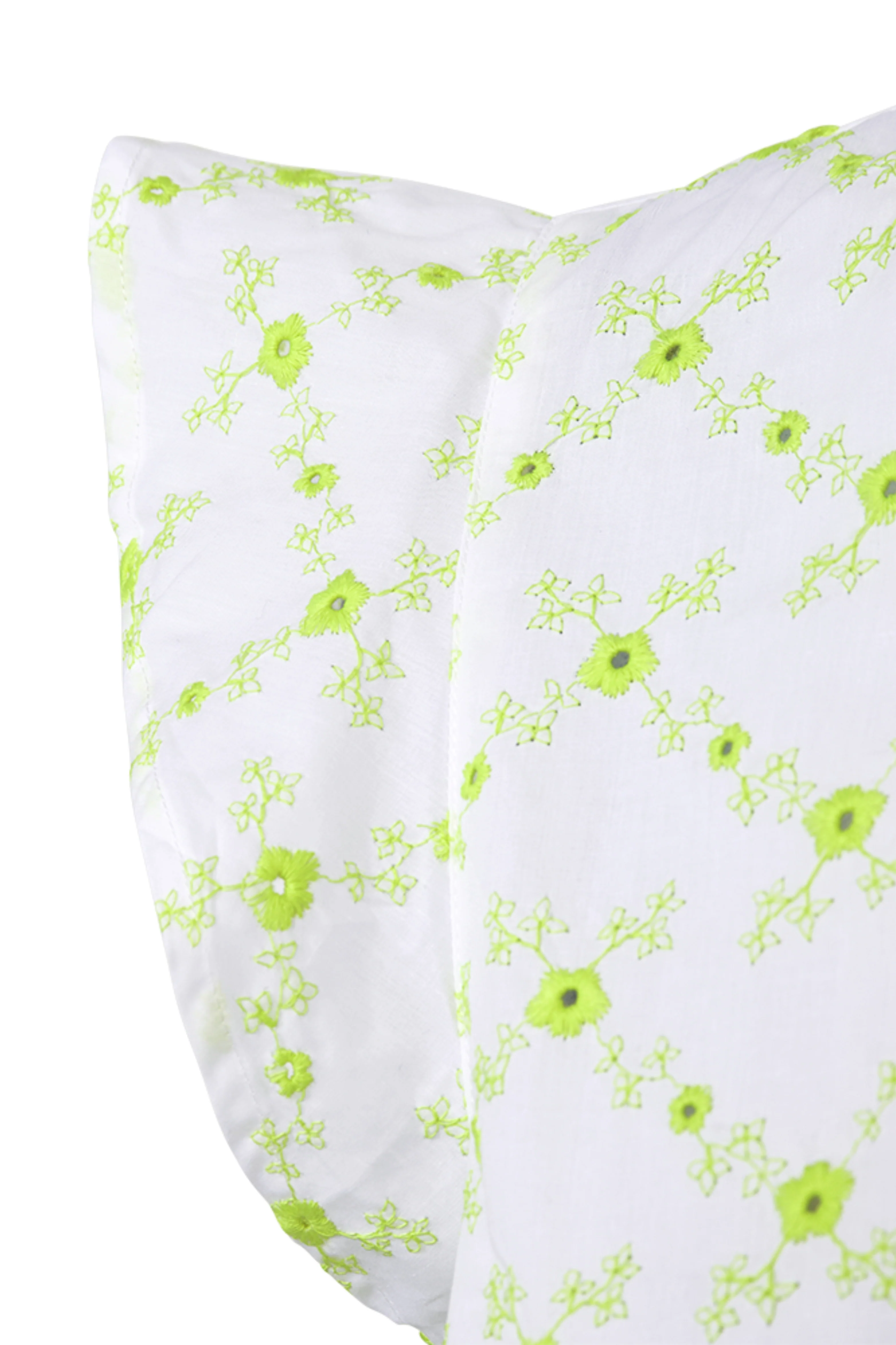 Blouse Fqalisa Brilliant White Sharp Green 208319 - Image 6