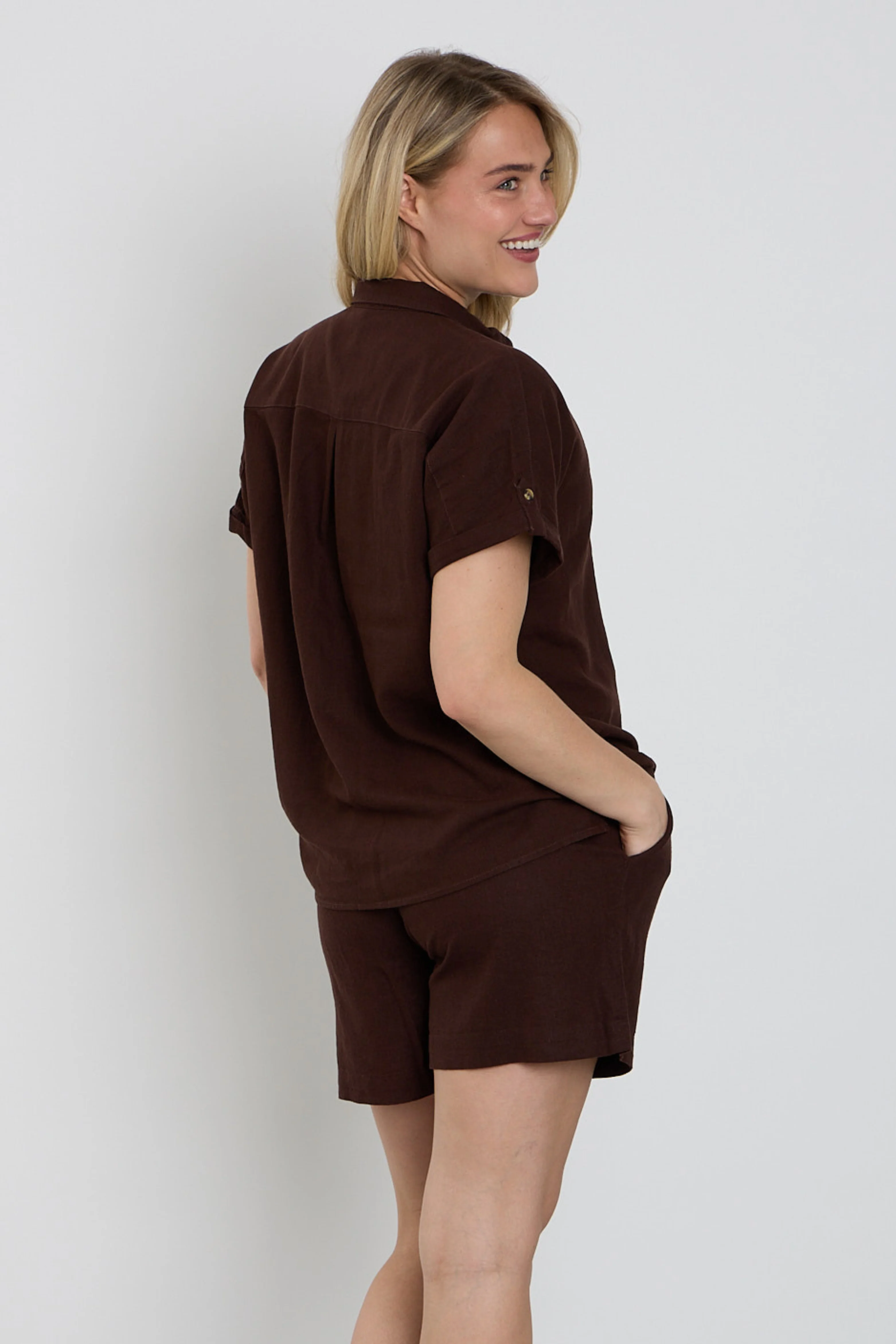 Blouse Fqlava Coffee Bean 127109 - Image 4