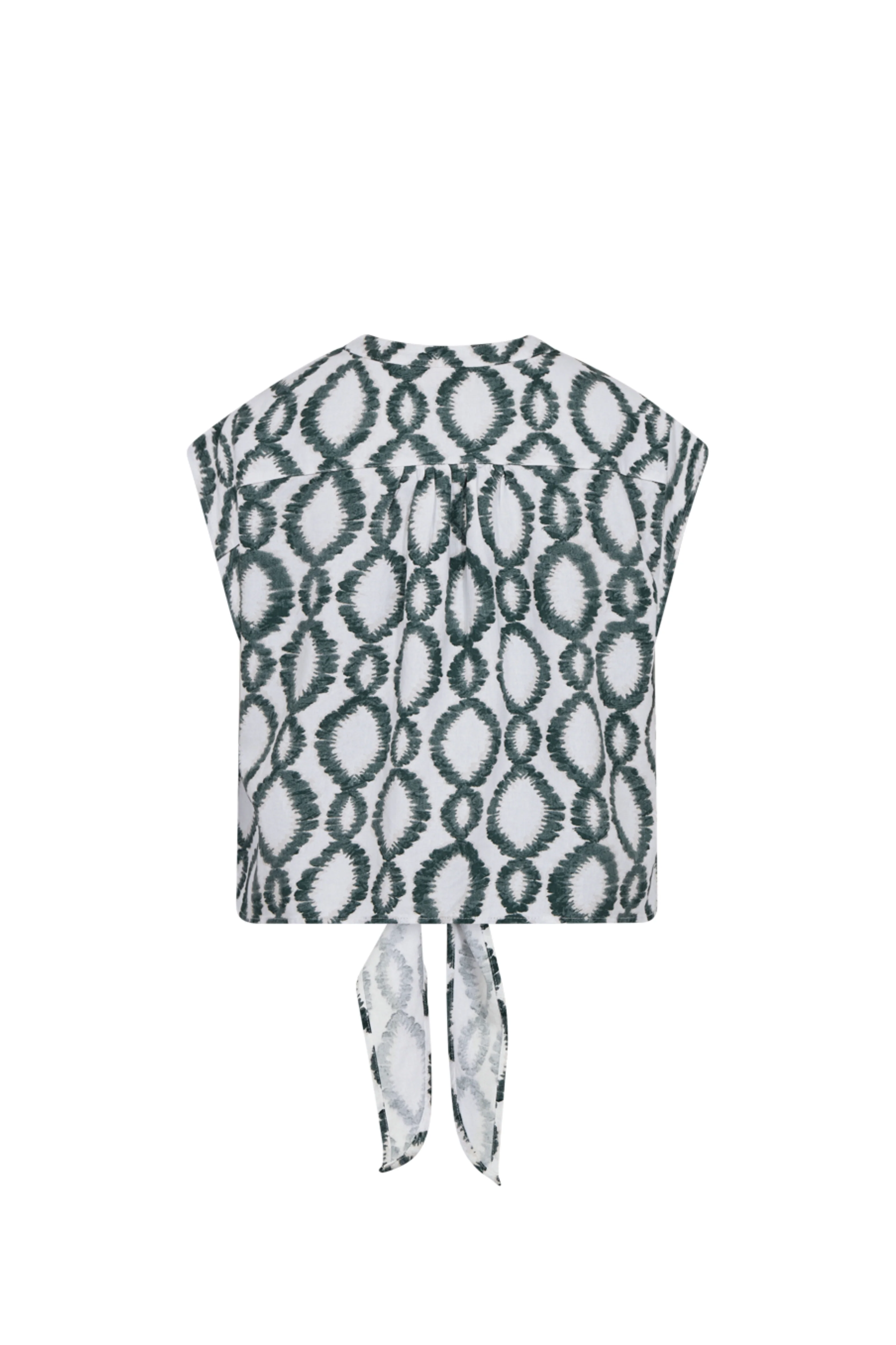 Blouse Fqlavisco Brilliant White Dark Forest 208226 - Image 5