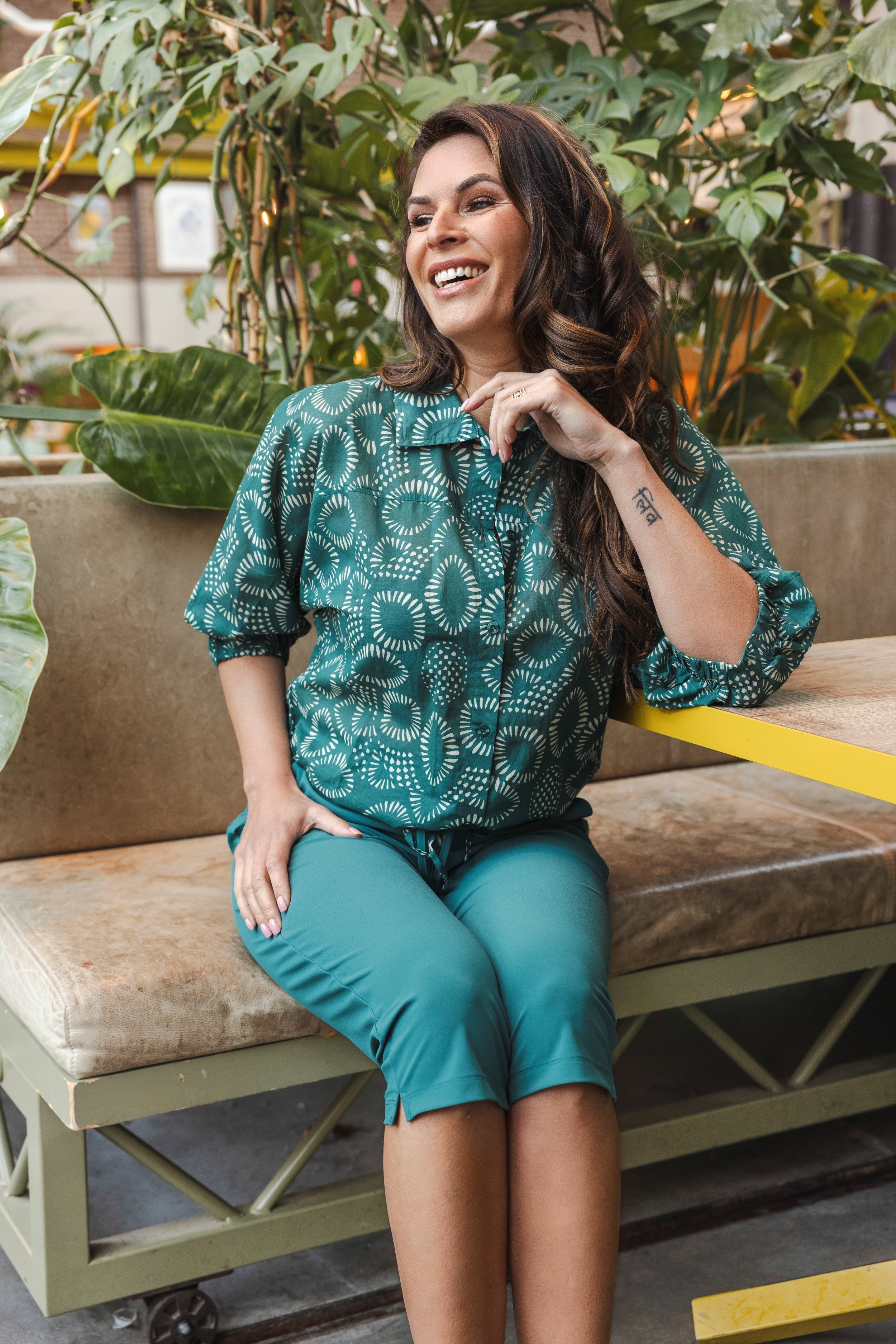 Blouse Iris Green 263 - Image 2