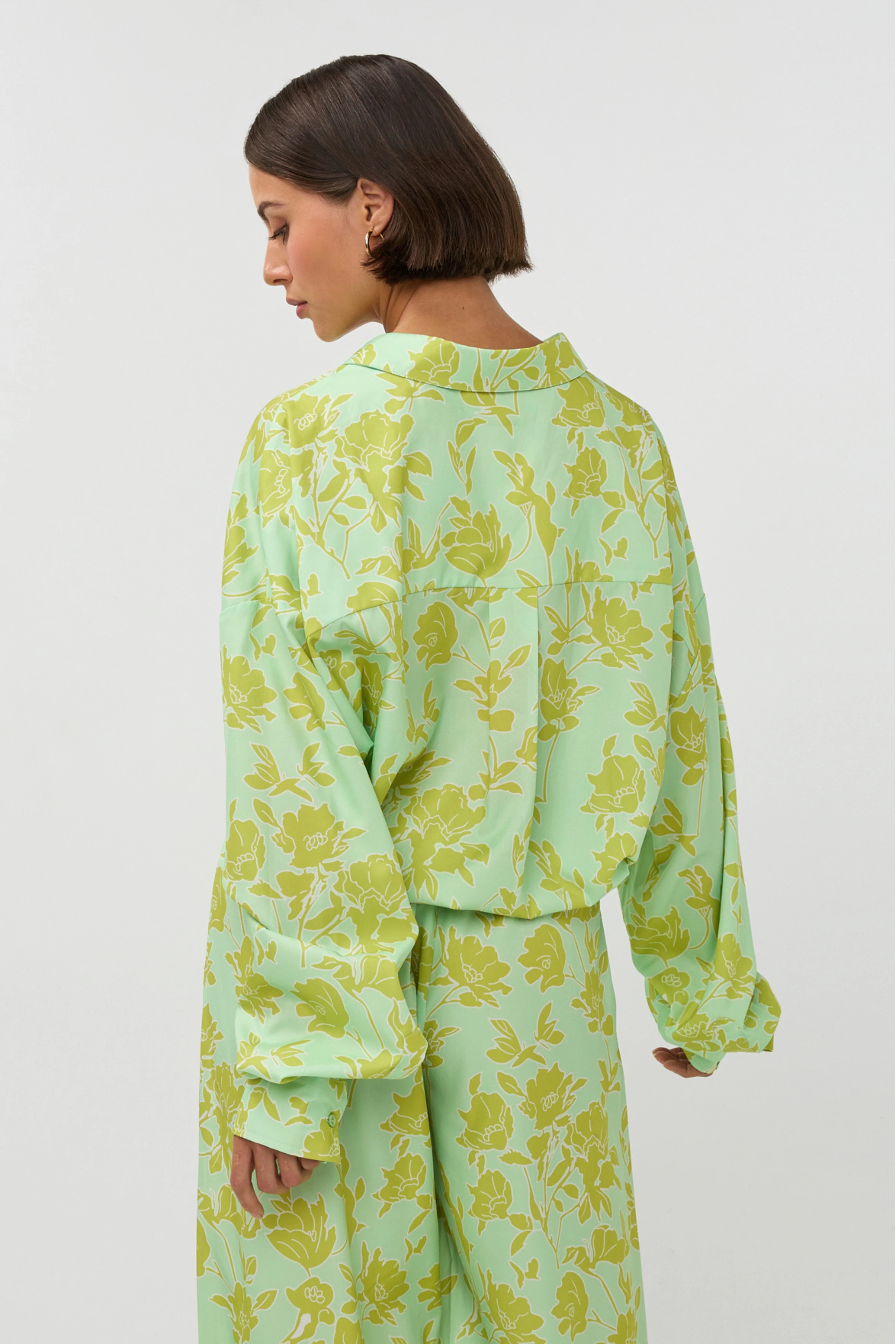 Blouse Lilou Multi Print Green - Image 2