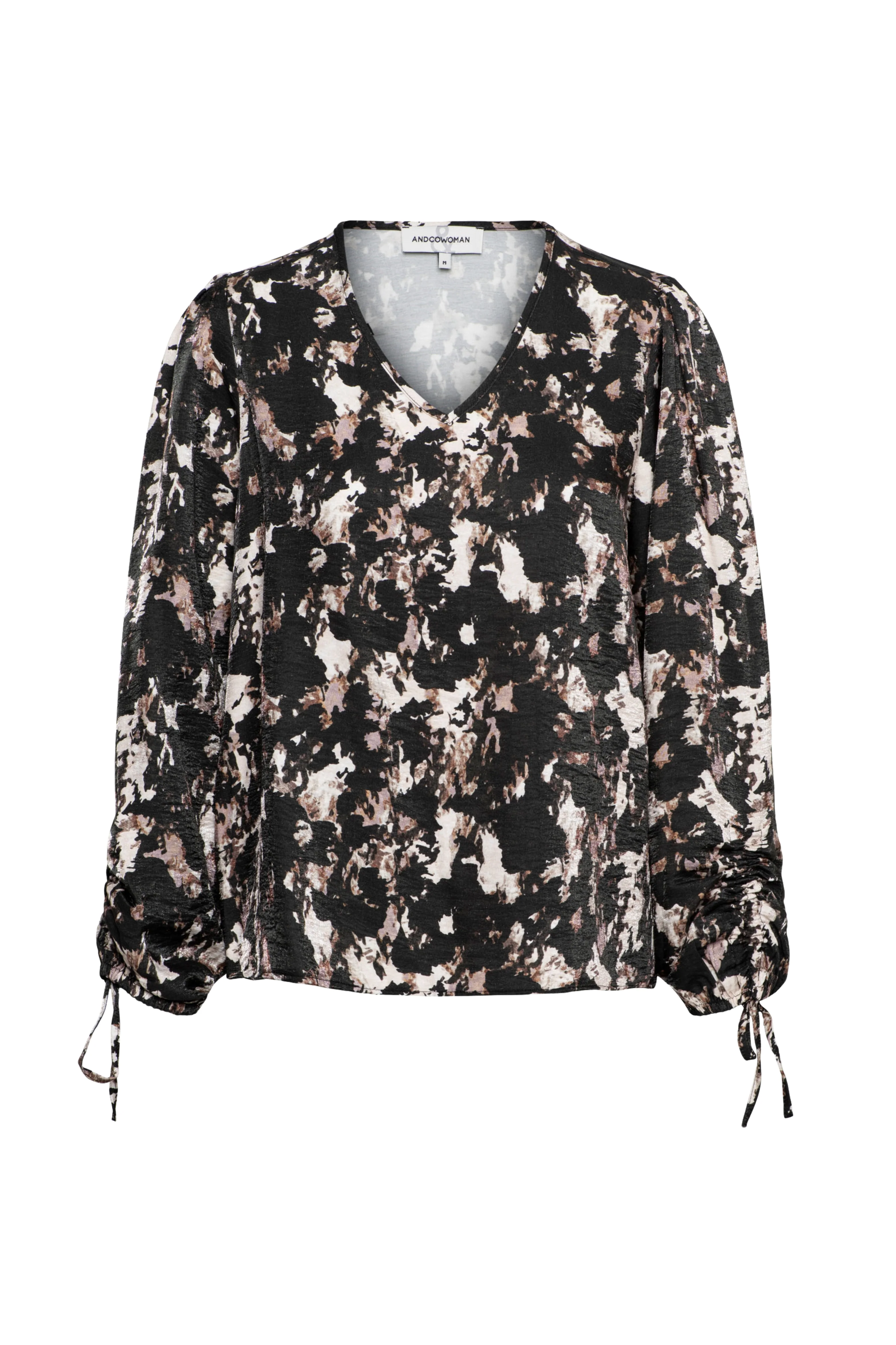 Blouse Marbelle Rock Chocolate Multi BL388 - Image 2