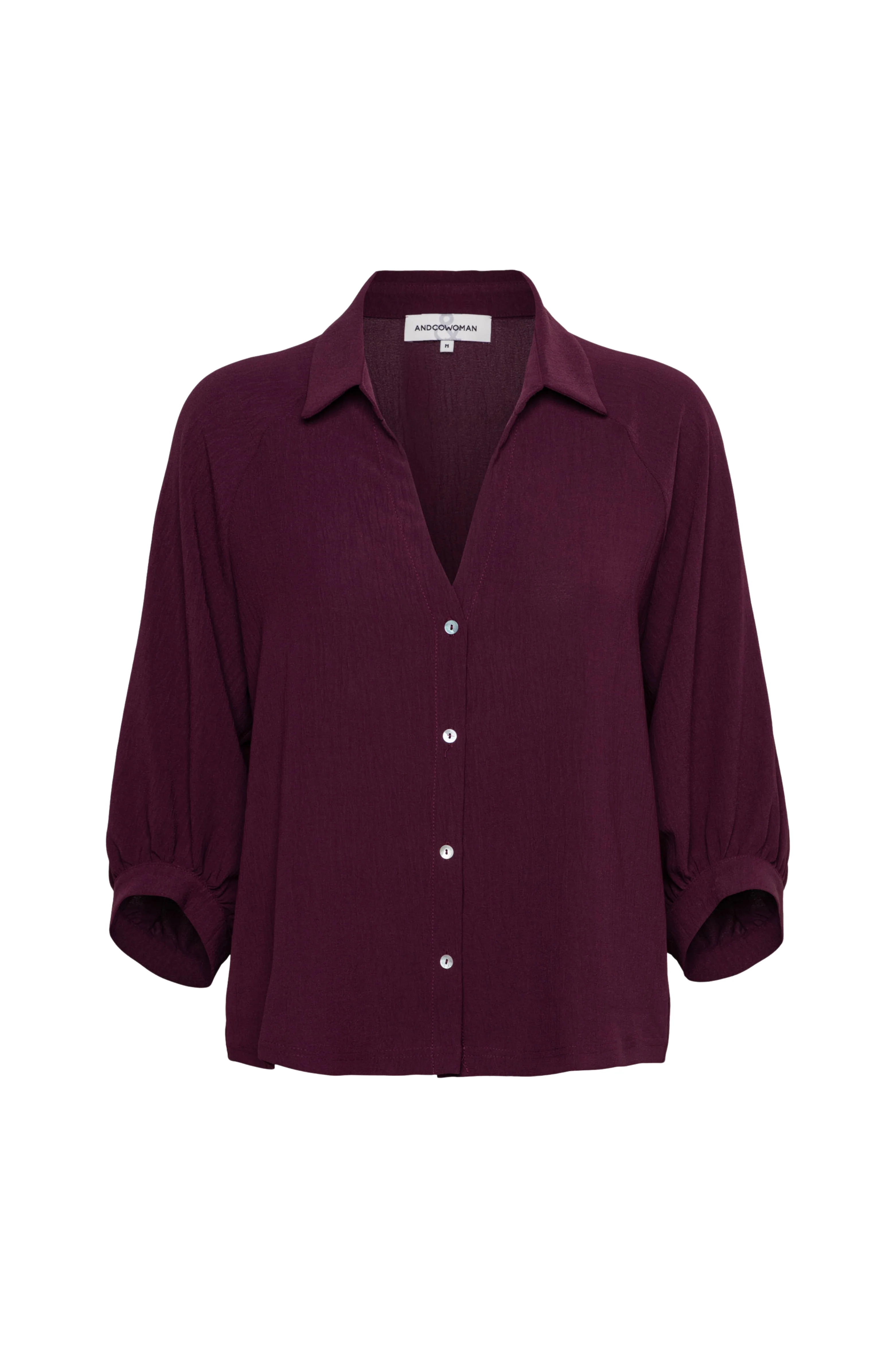 Blouse Marijke Plum BL436 - Image 2