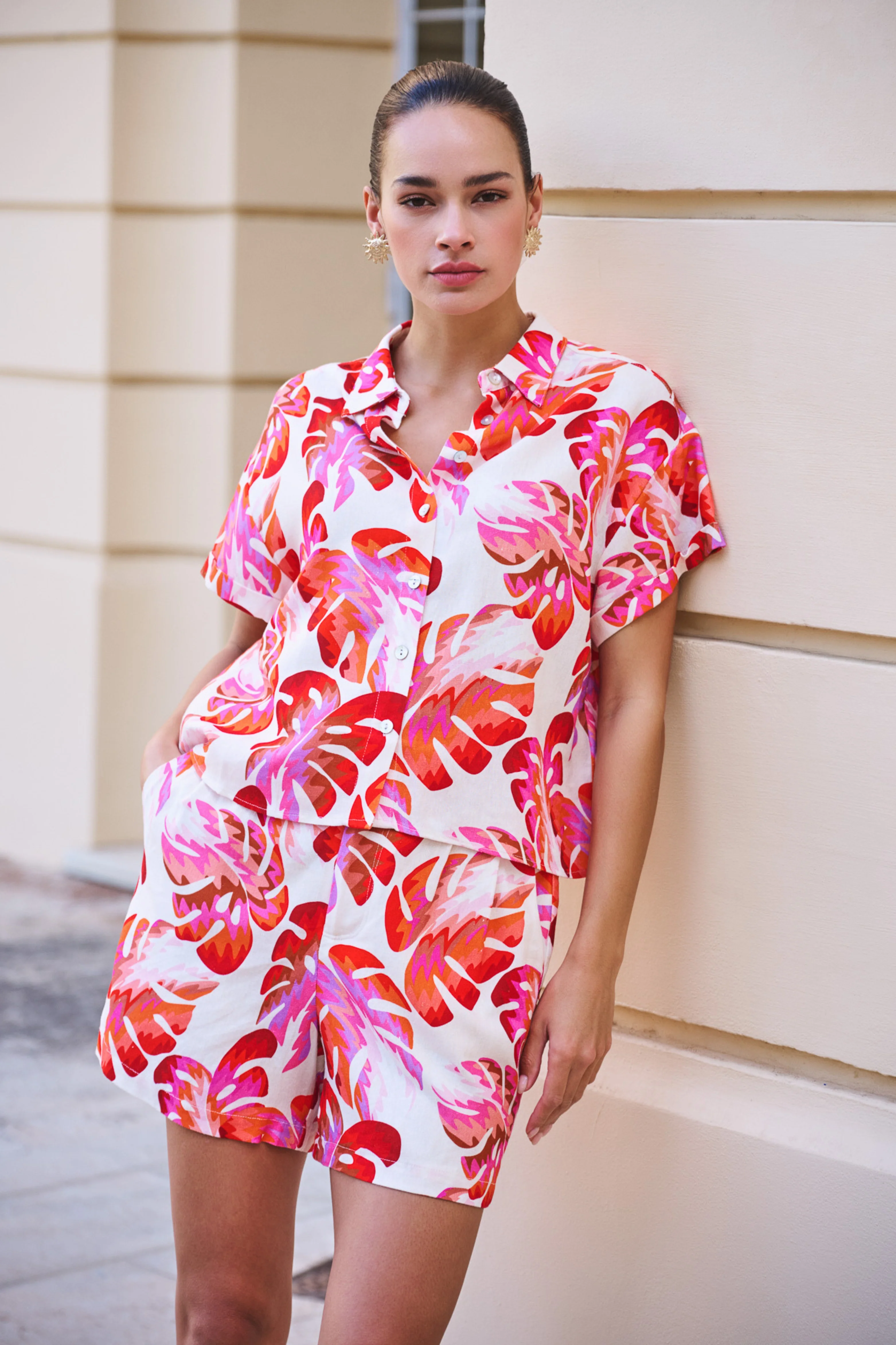 Blouse Short Wonders Print HS26.10207