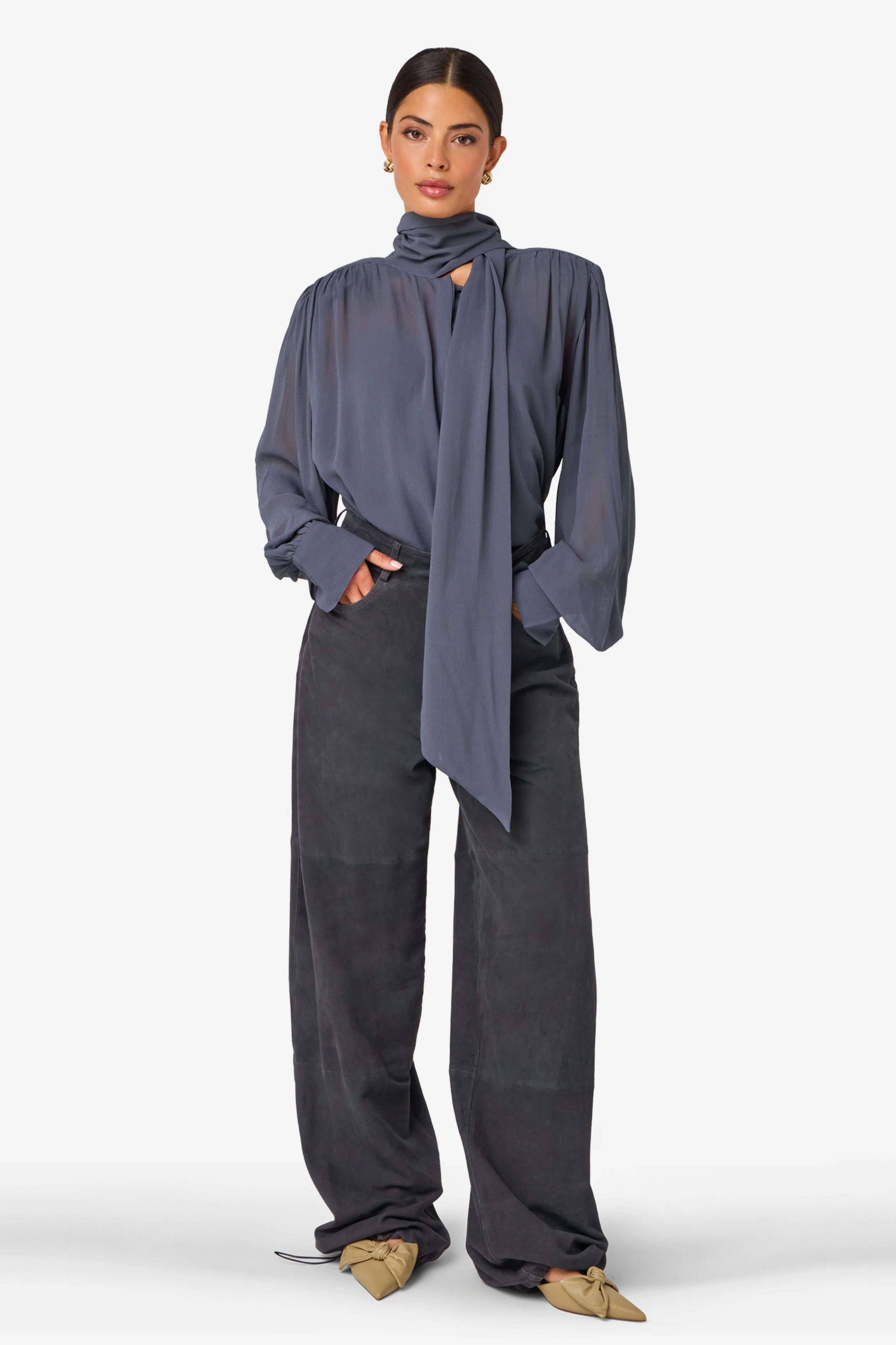 Blouse Tifani Misty Blue - Image 5