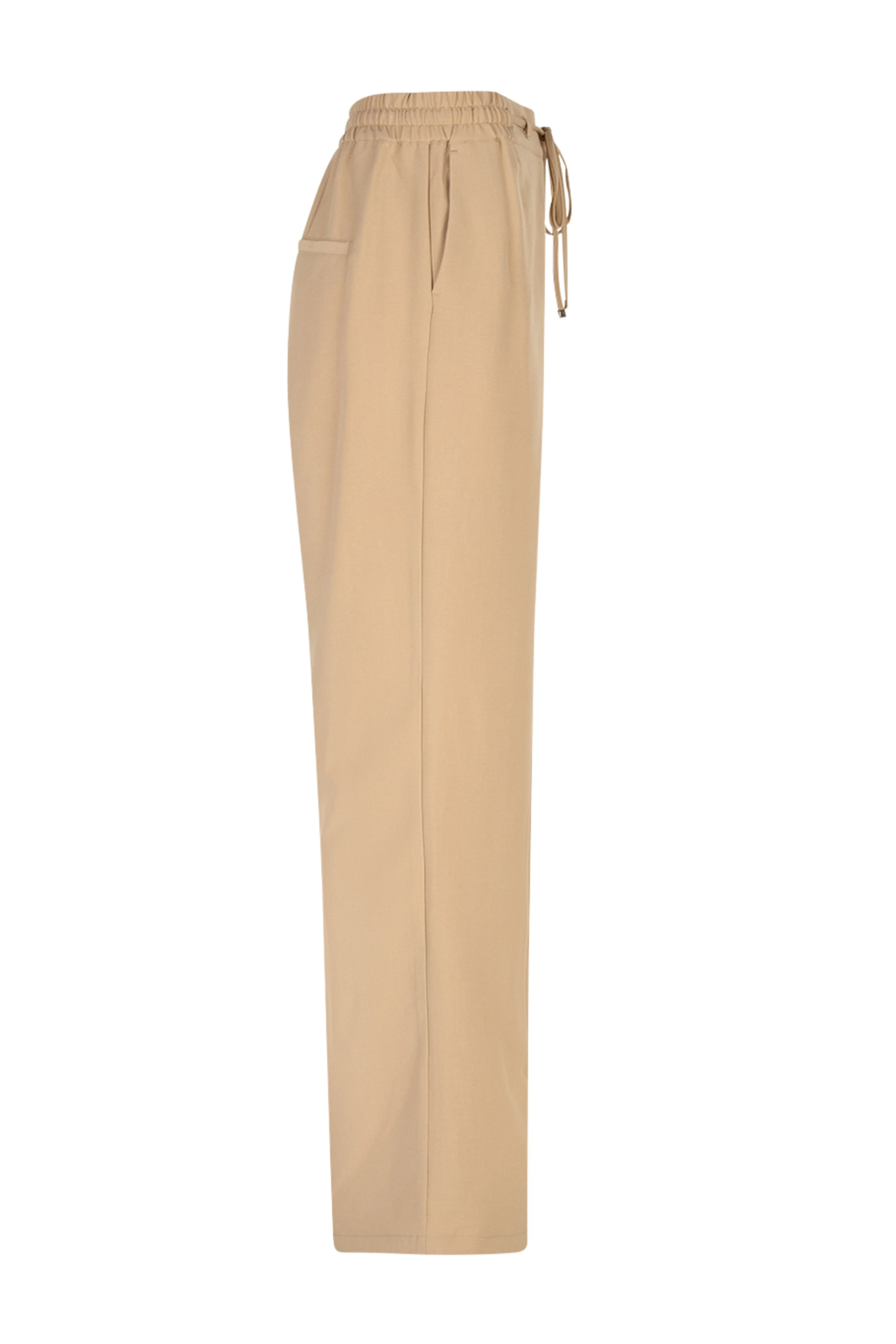 Broek Claudette Palazzo Dark Sand SRB4762 L33 - Image 3
