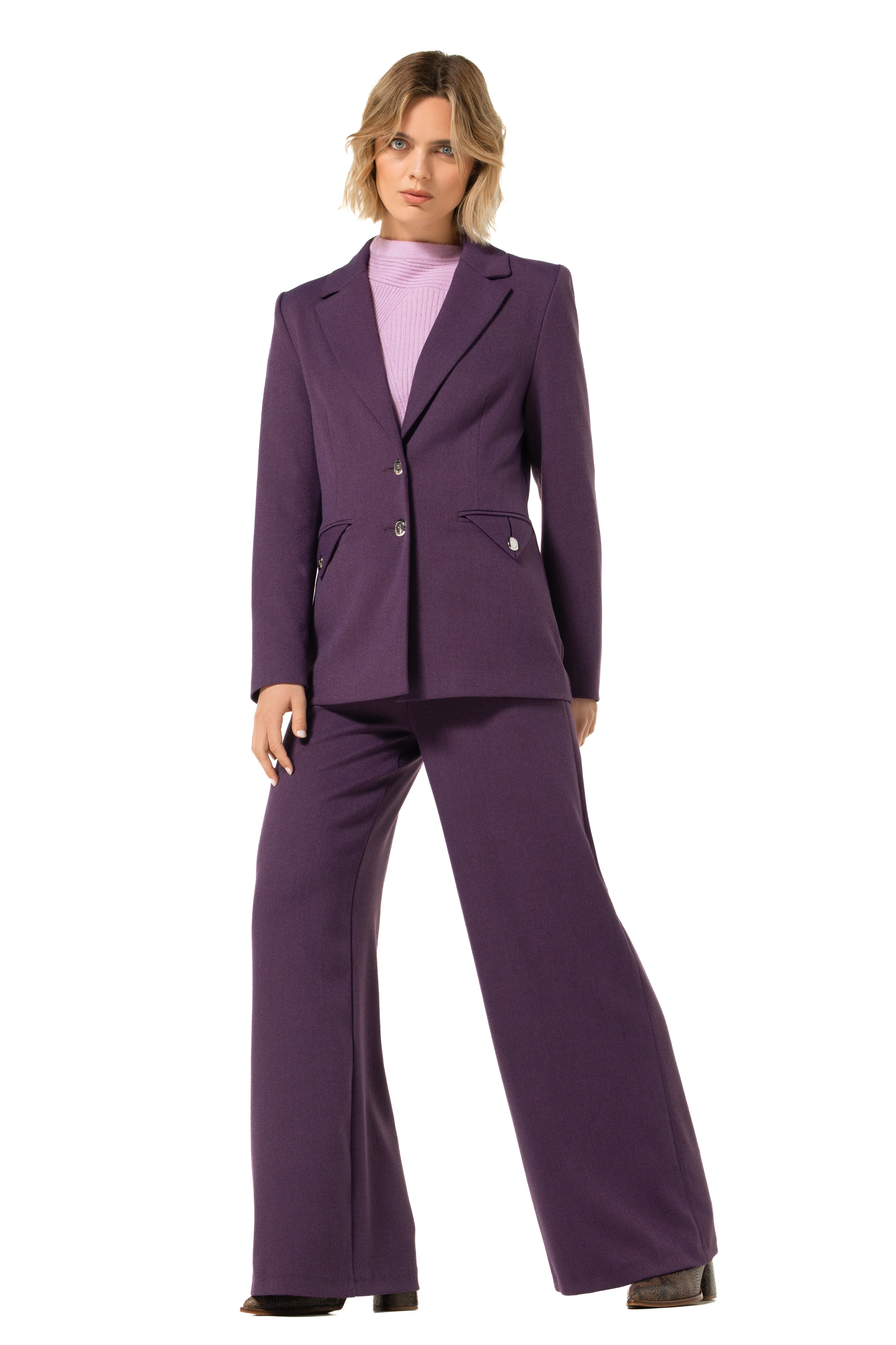 Broek Effen Purple 4567-44 - Image 6