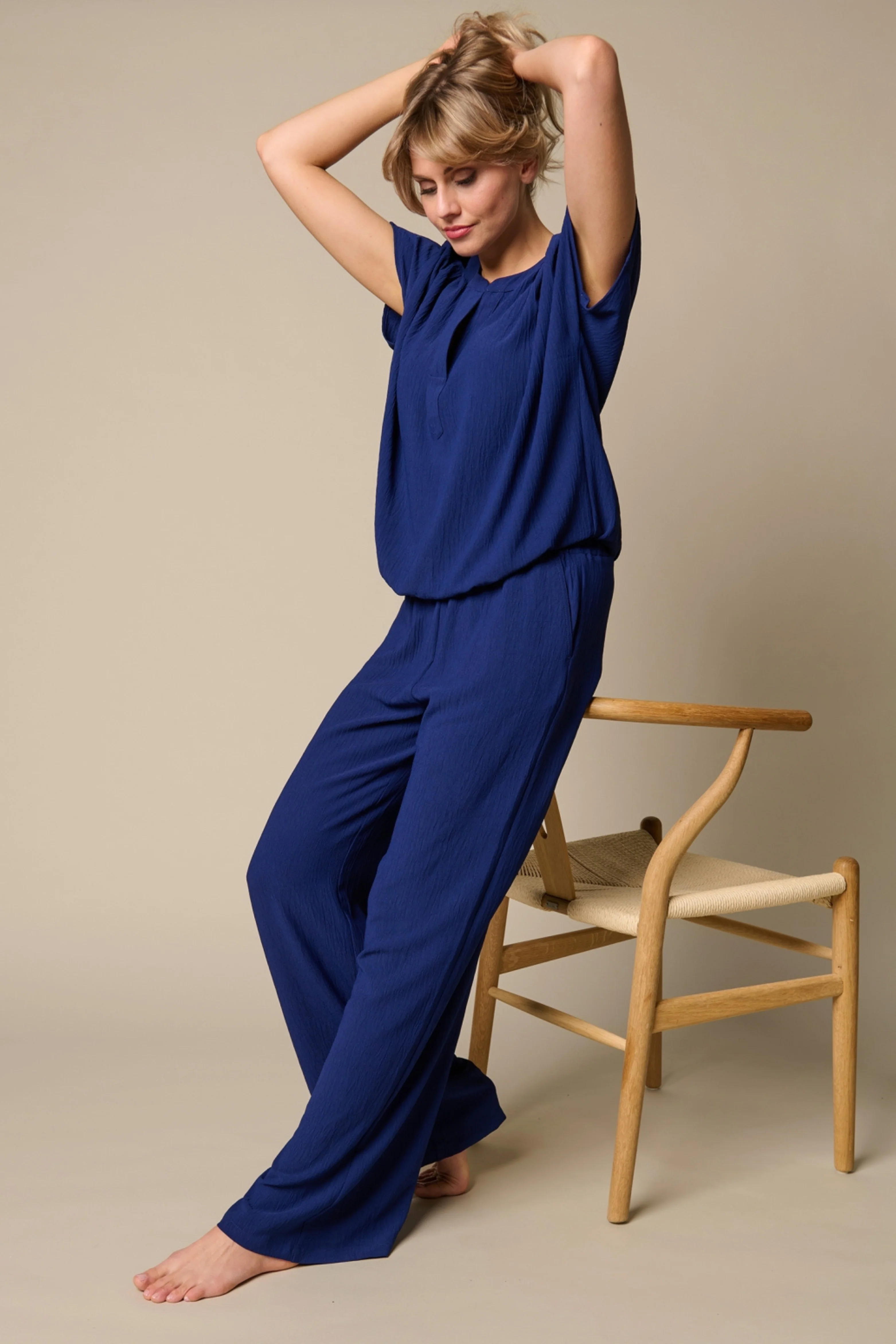 Broek Julie Ink Blue PA443 - Image 4