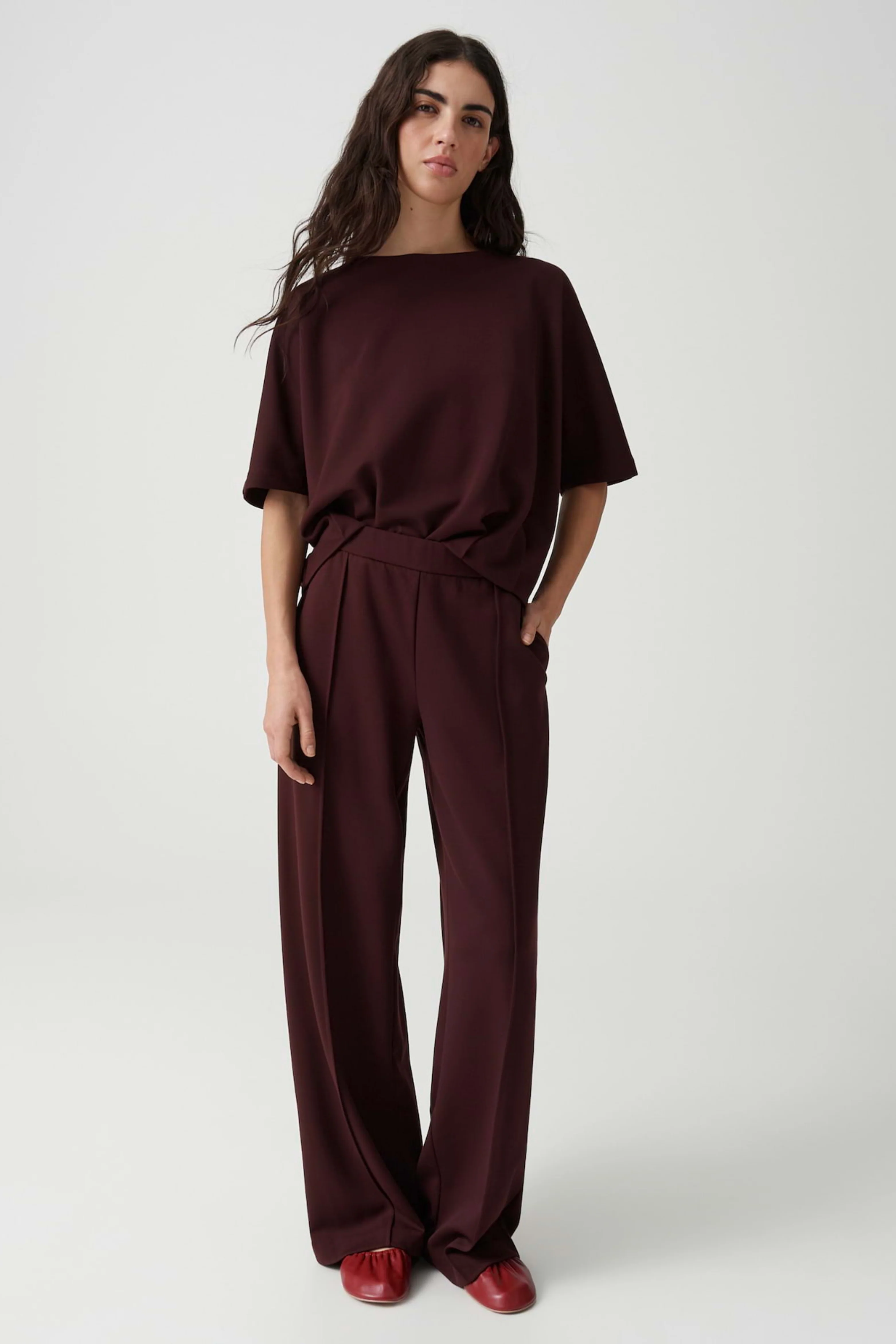 Broek Melane Chill Cherry Jam