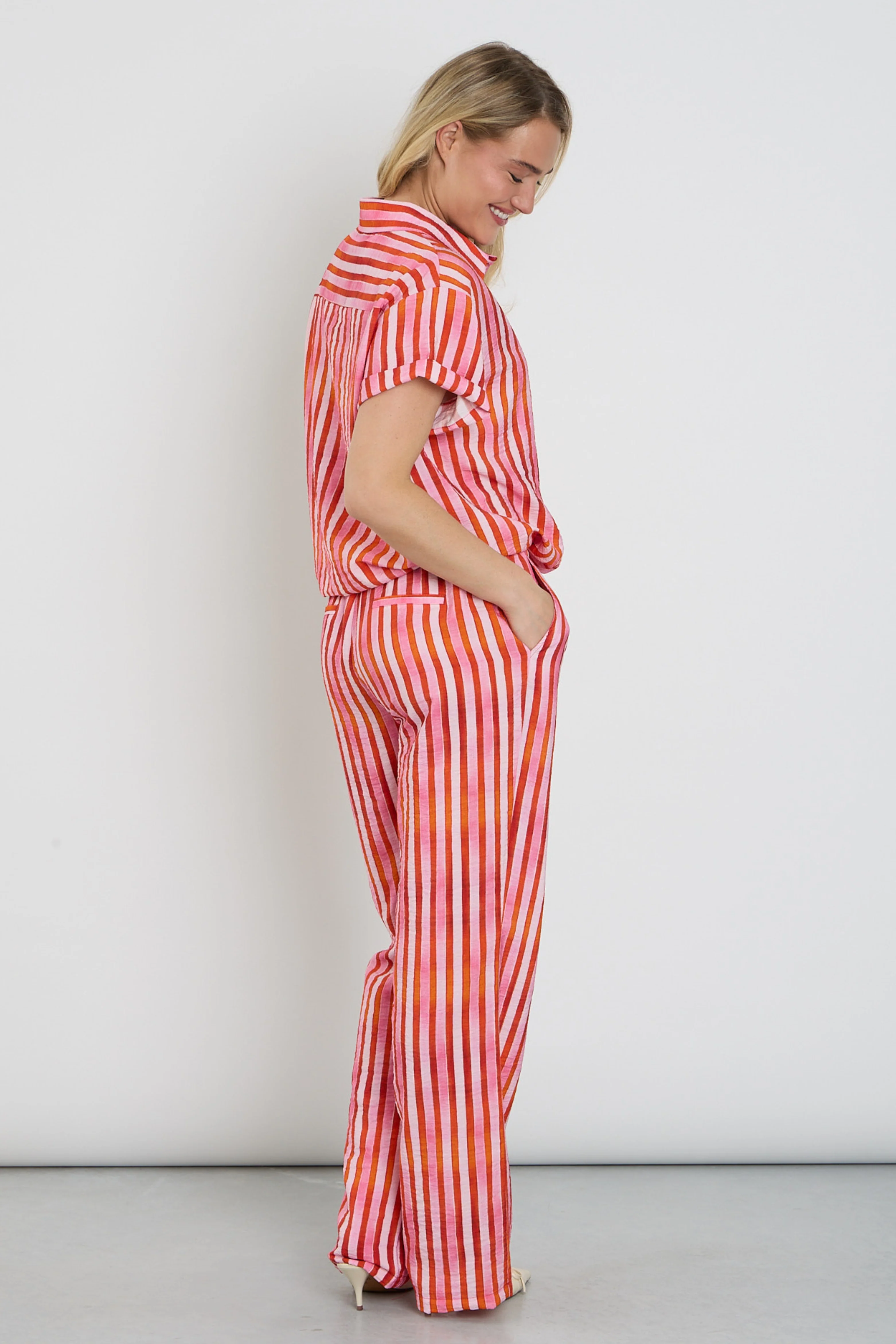 Broek Roos Summer Stripes - Image 7