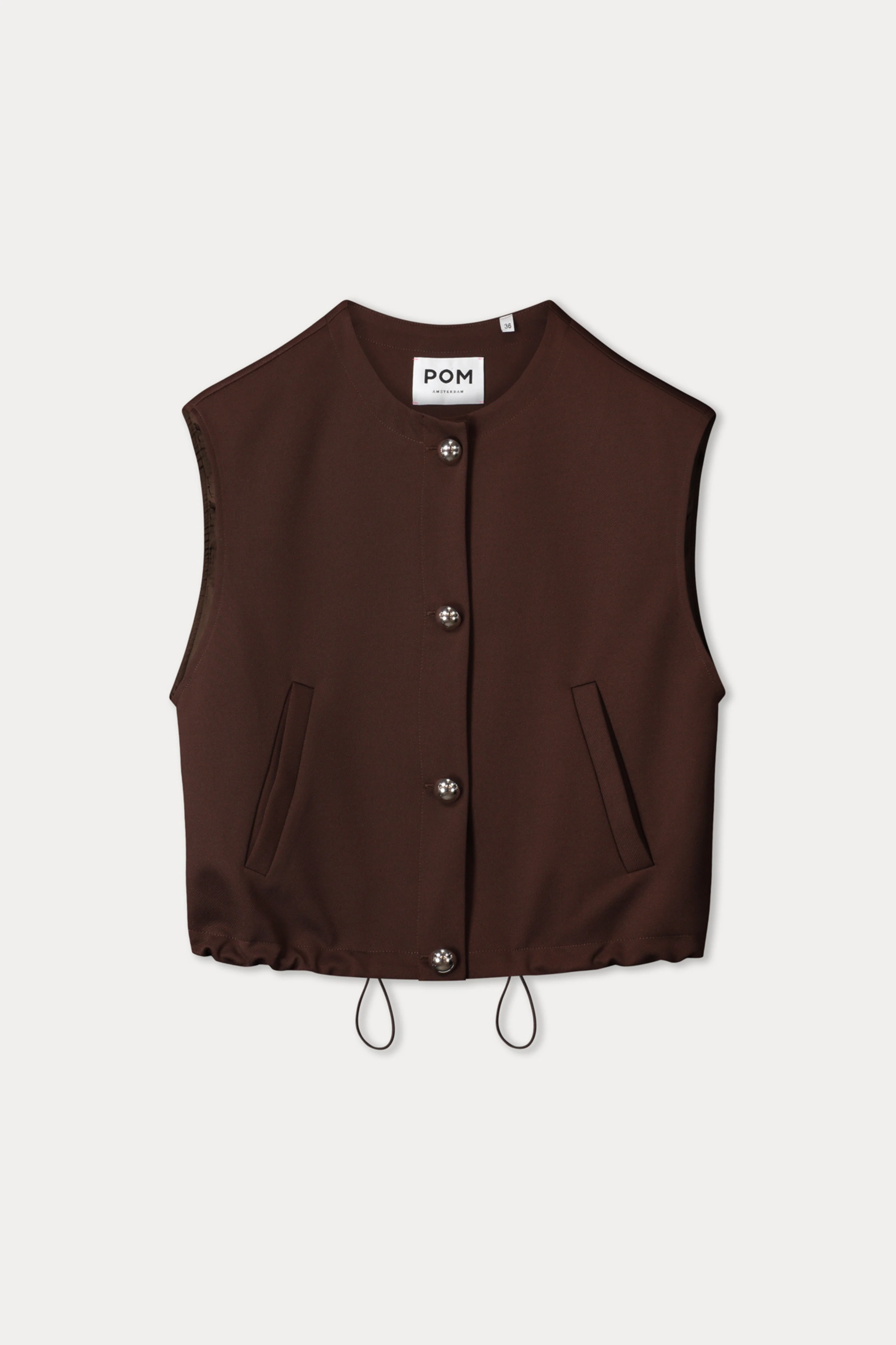 Gilet Gaya Chocolate Brown SP9711 - Image 2
