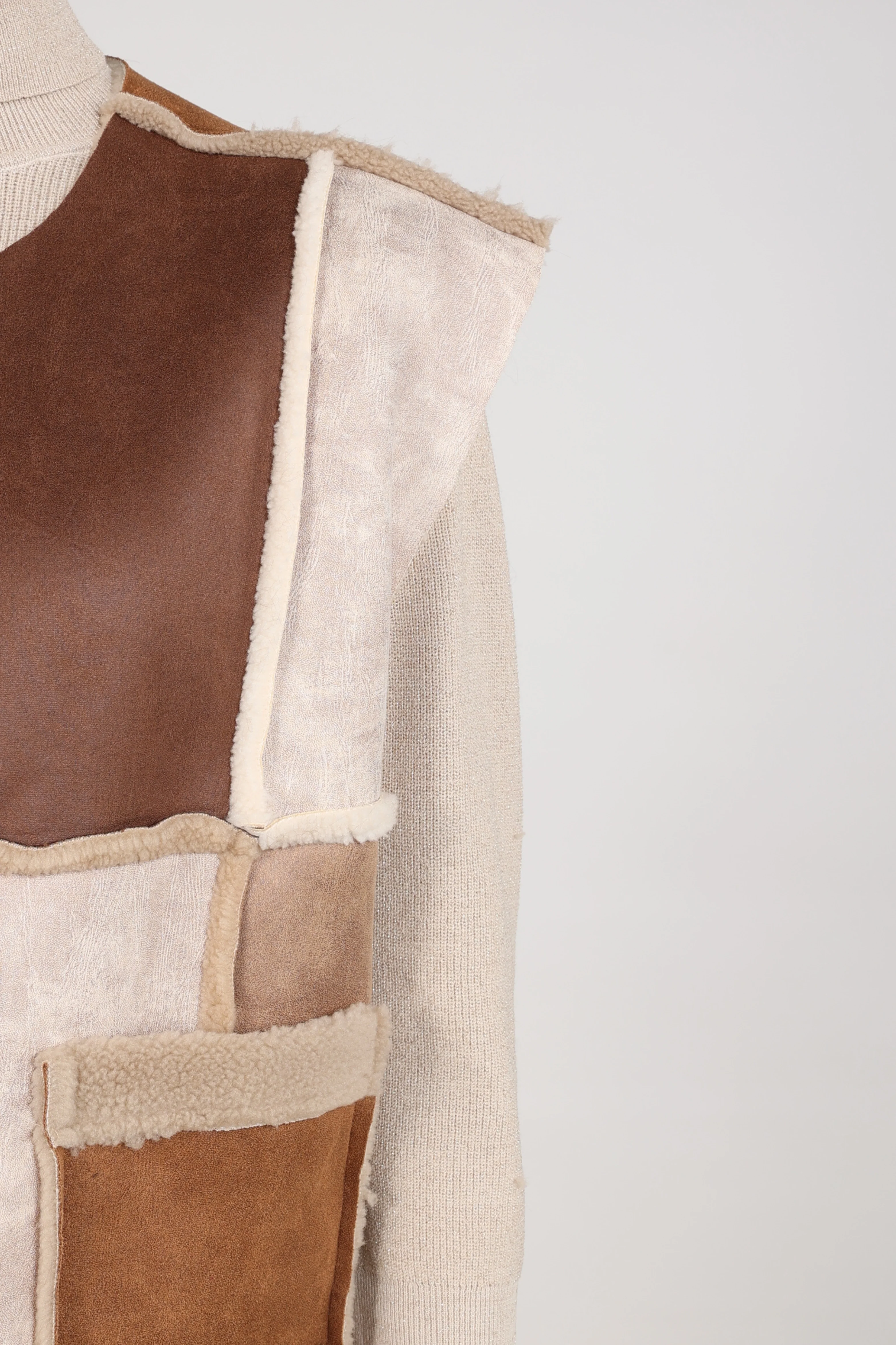Gilet Helen Sand Toffee NKF08030 - Image 8