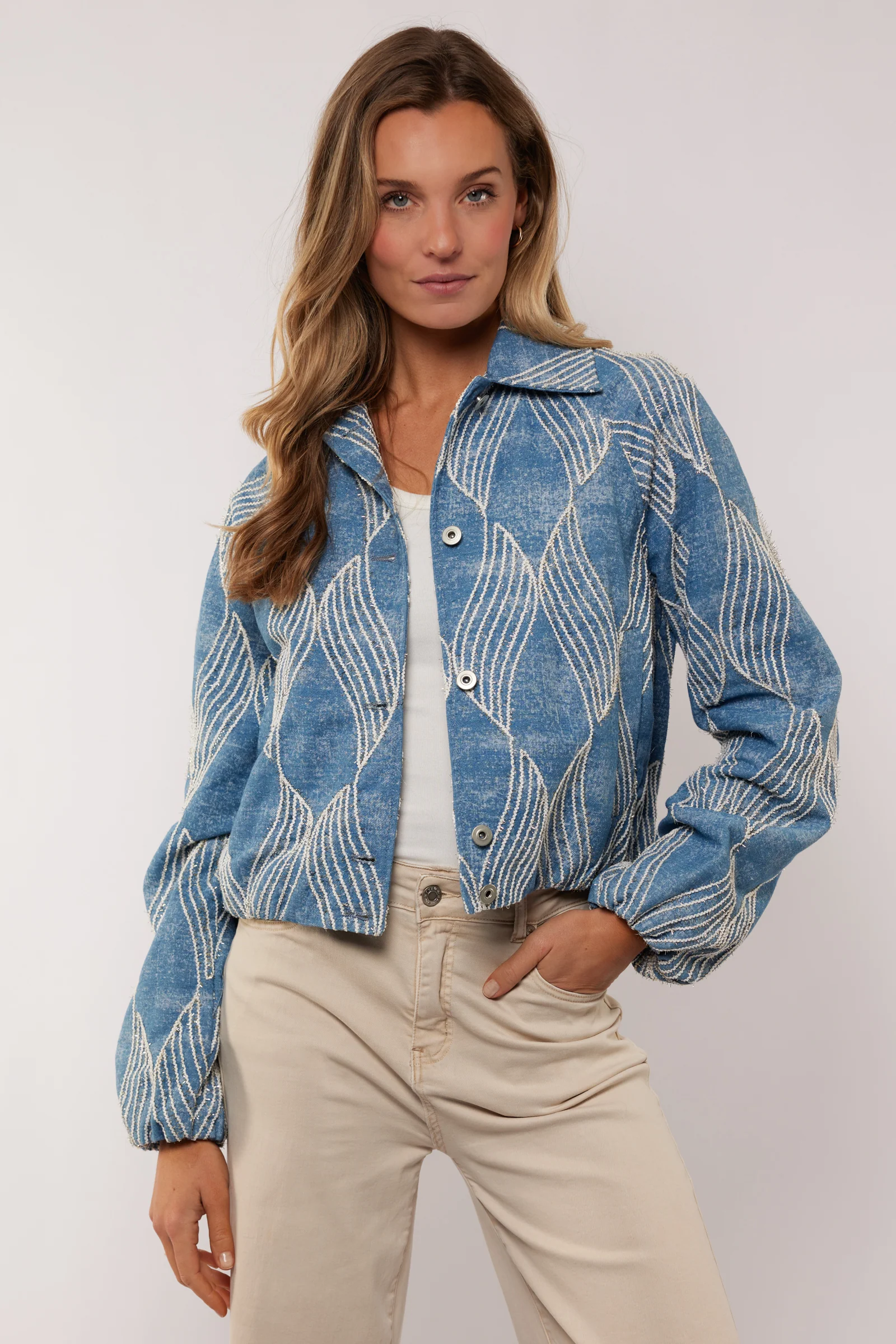 Jacket Zariah Denim Light Blue - Image 5