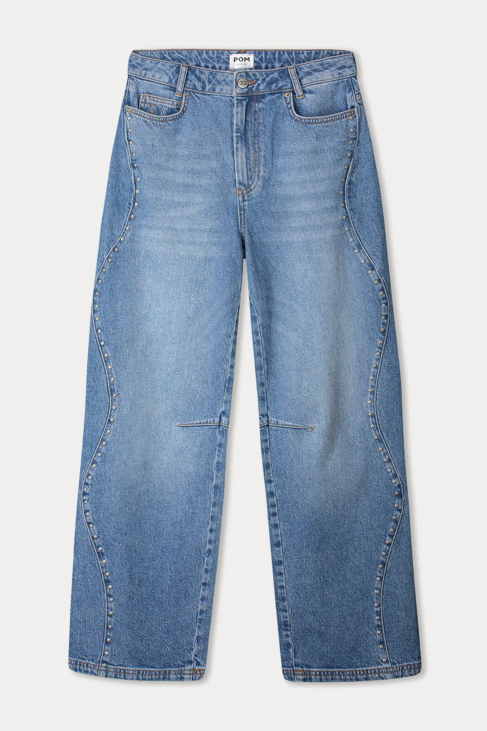 Jeans Jacky Studs Mid Blue SP9712 - Image 2