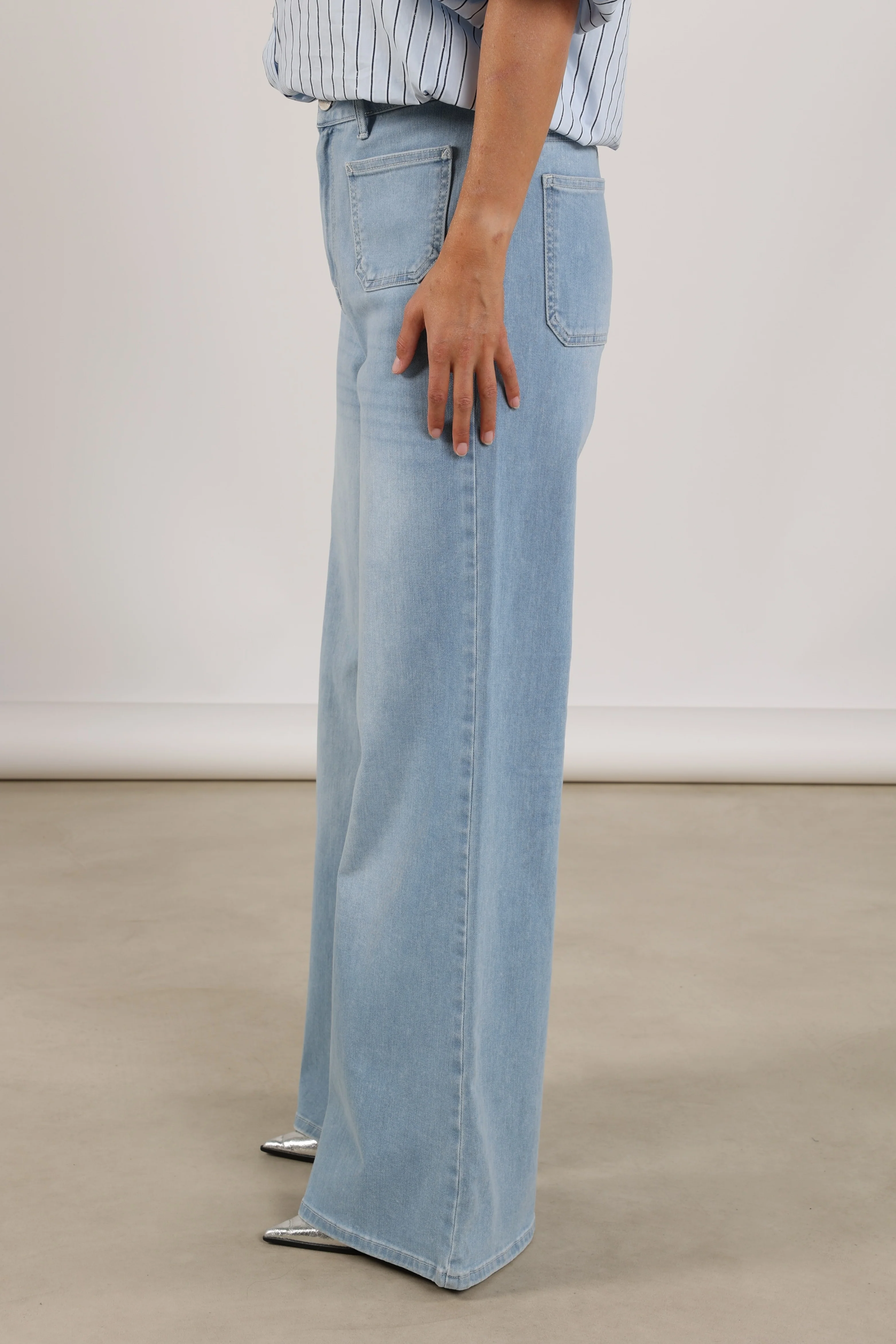 Jeans Scarlet Bleached Denim NKS09061 - Image 10