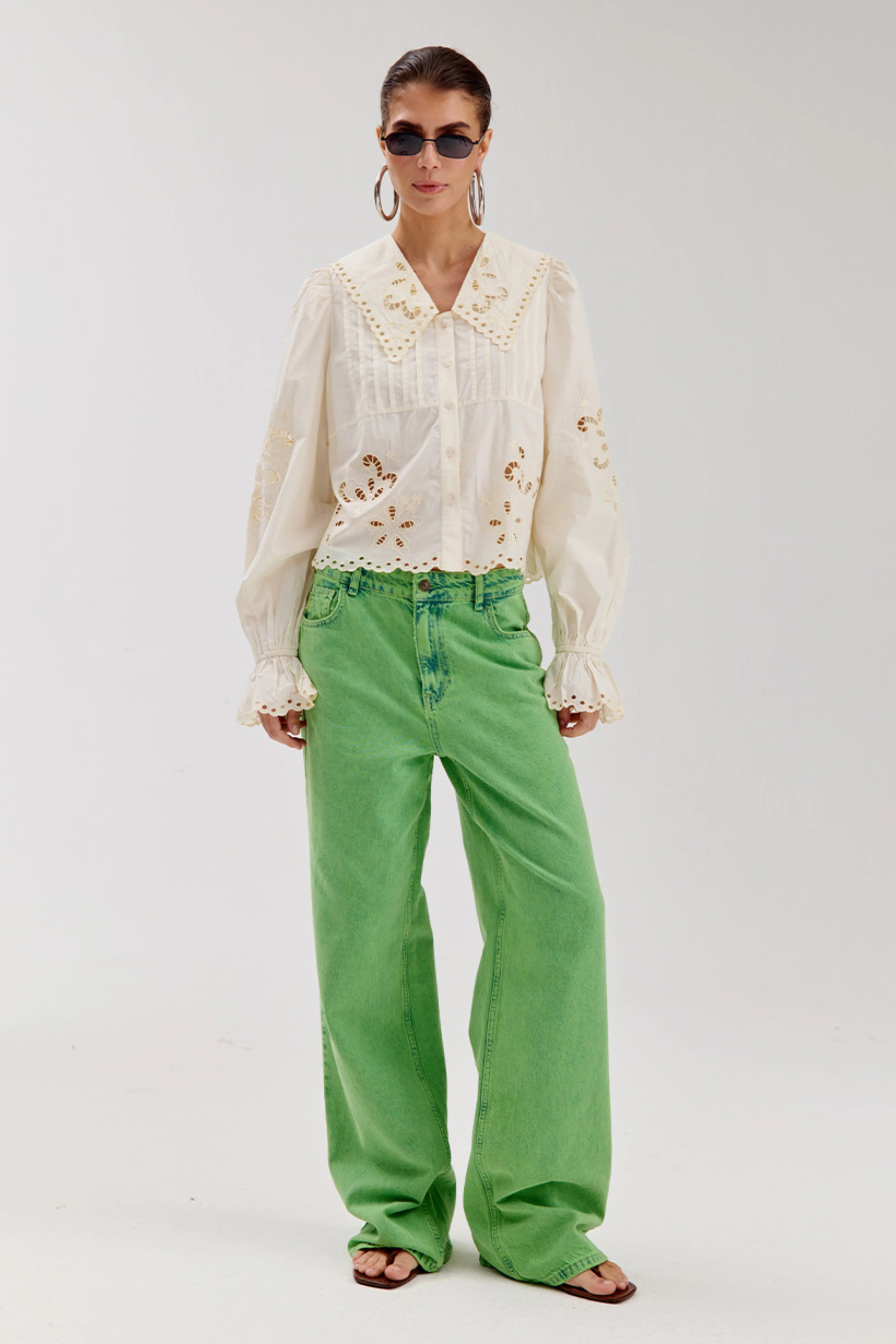 Jeans Yve Vibrant Green HS6D106 - Image 4