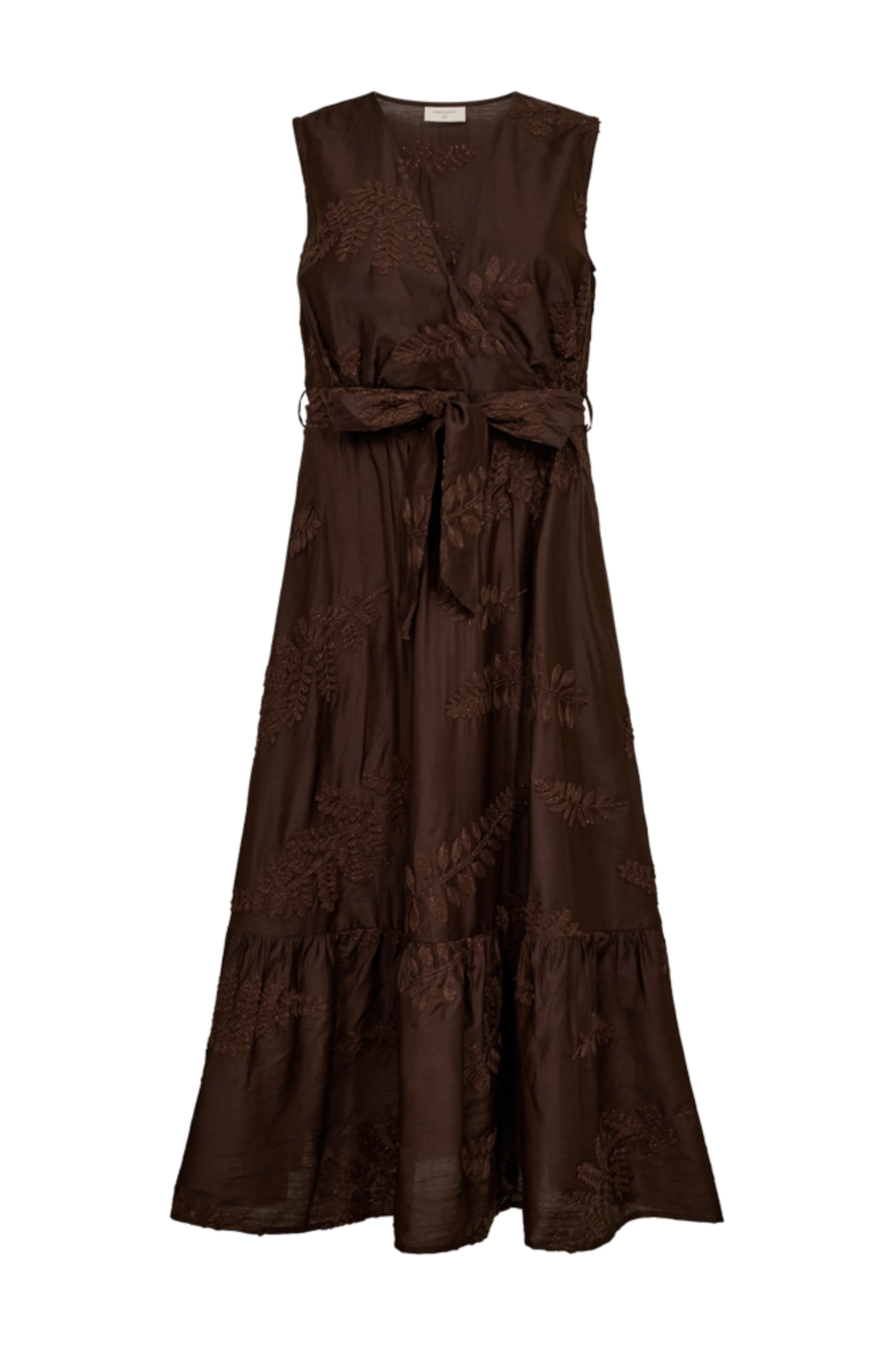 Jurk Fqvaca Embroidery Coffee Bean 208317