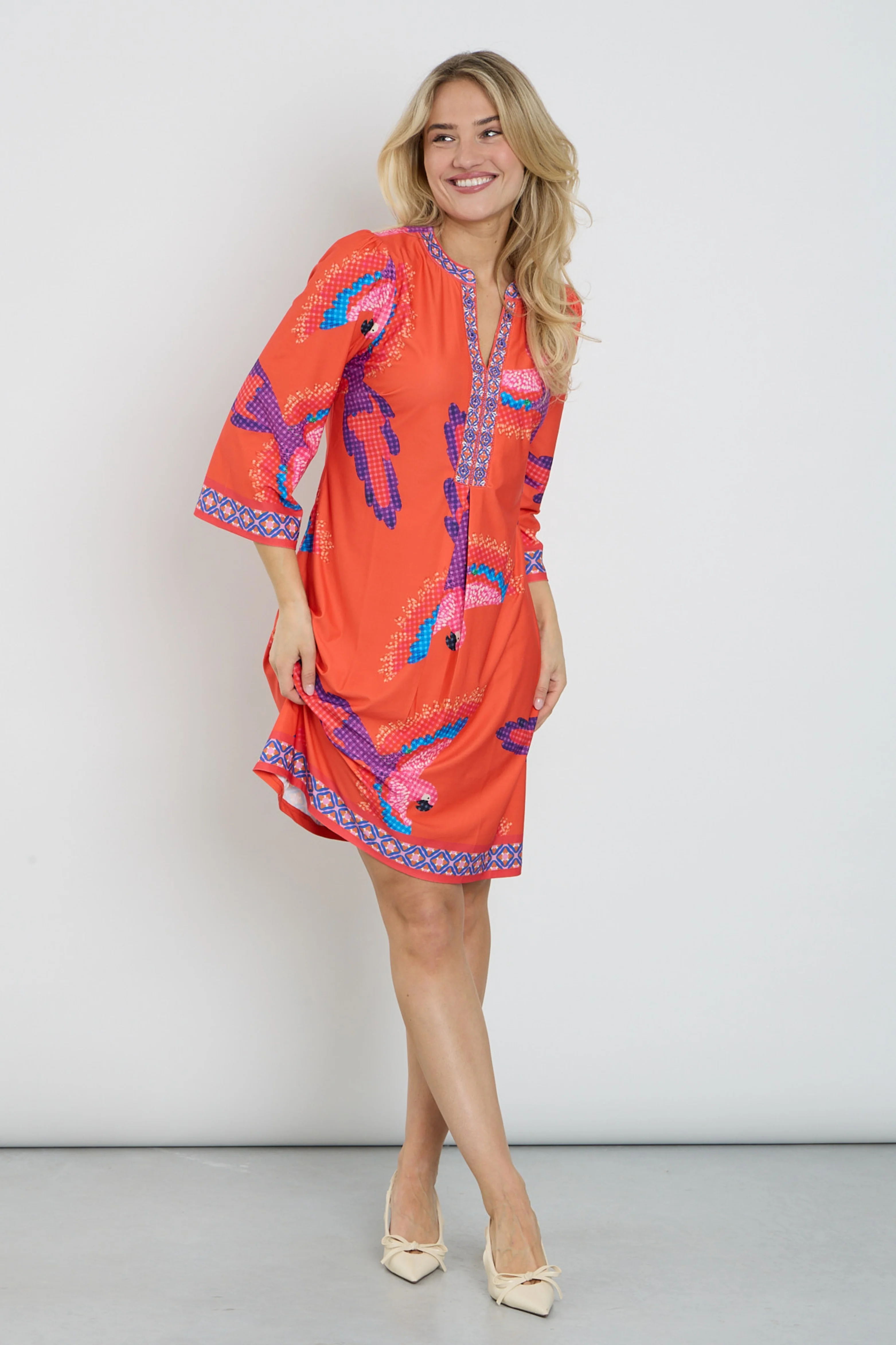 Jurk Met Design C405-P140 - Image 2