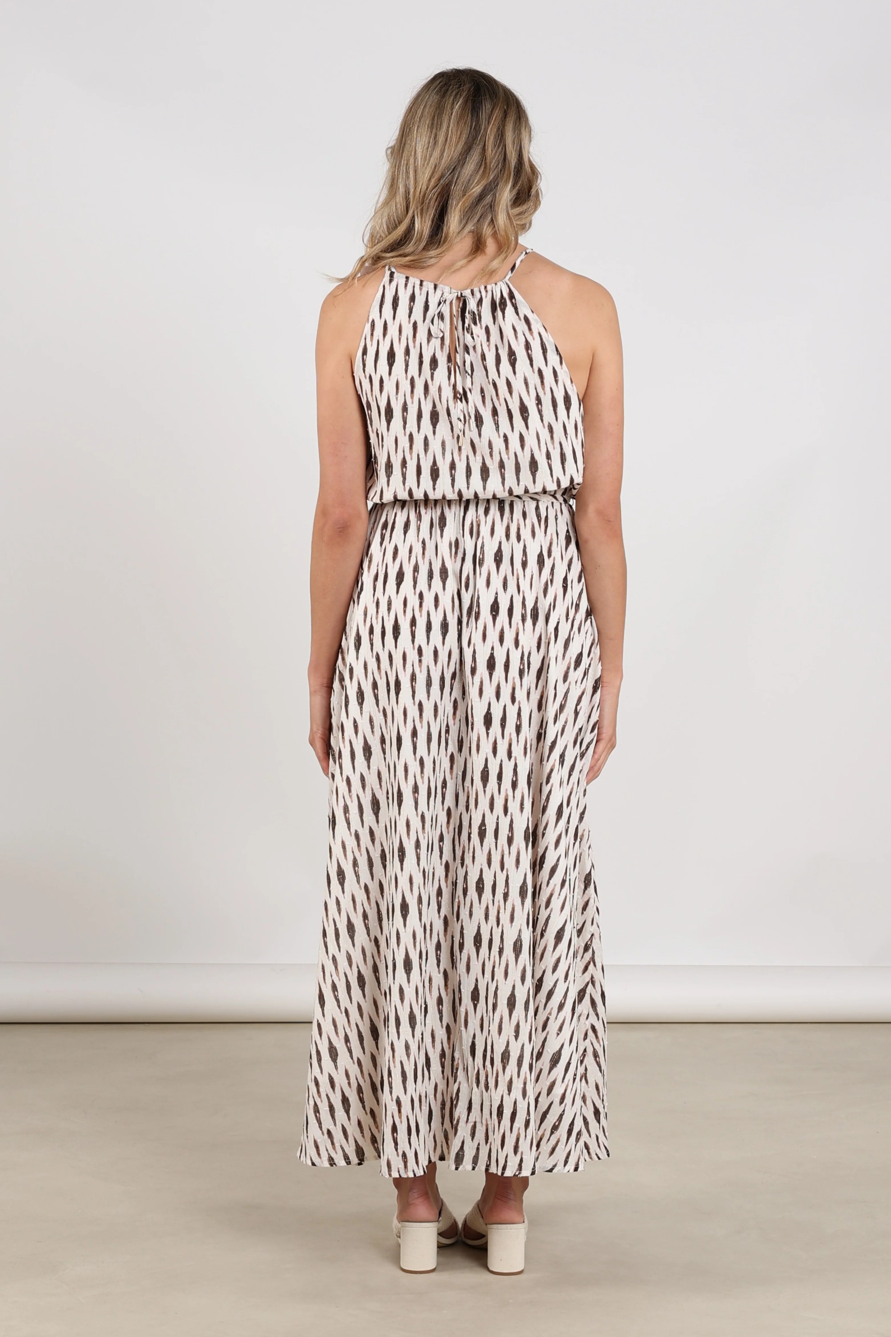 Jurk Monique Print Offwhite Fango - Image 6