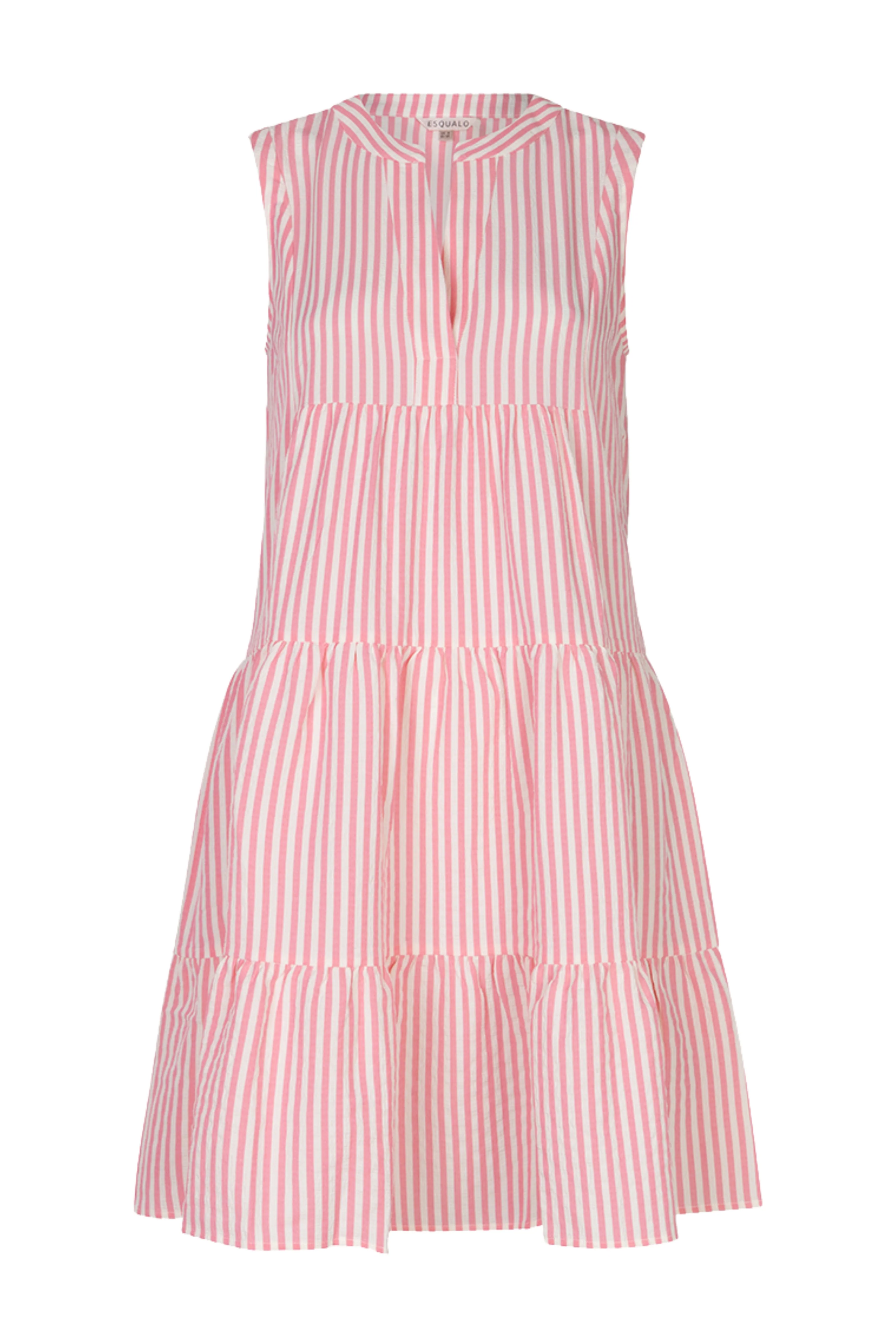 Jurk Skater Striped Offwhite Pink HS26.15204 - Image 2
