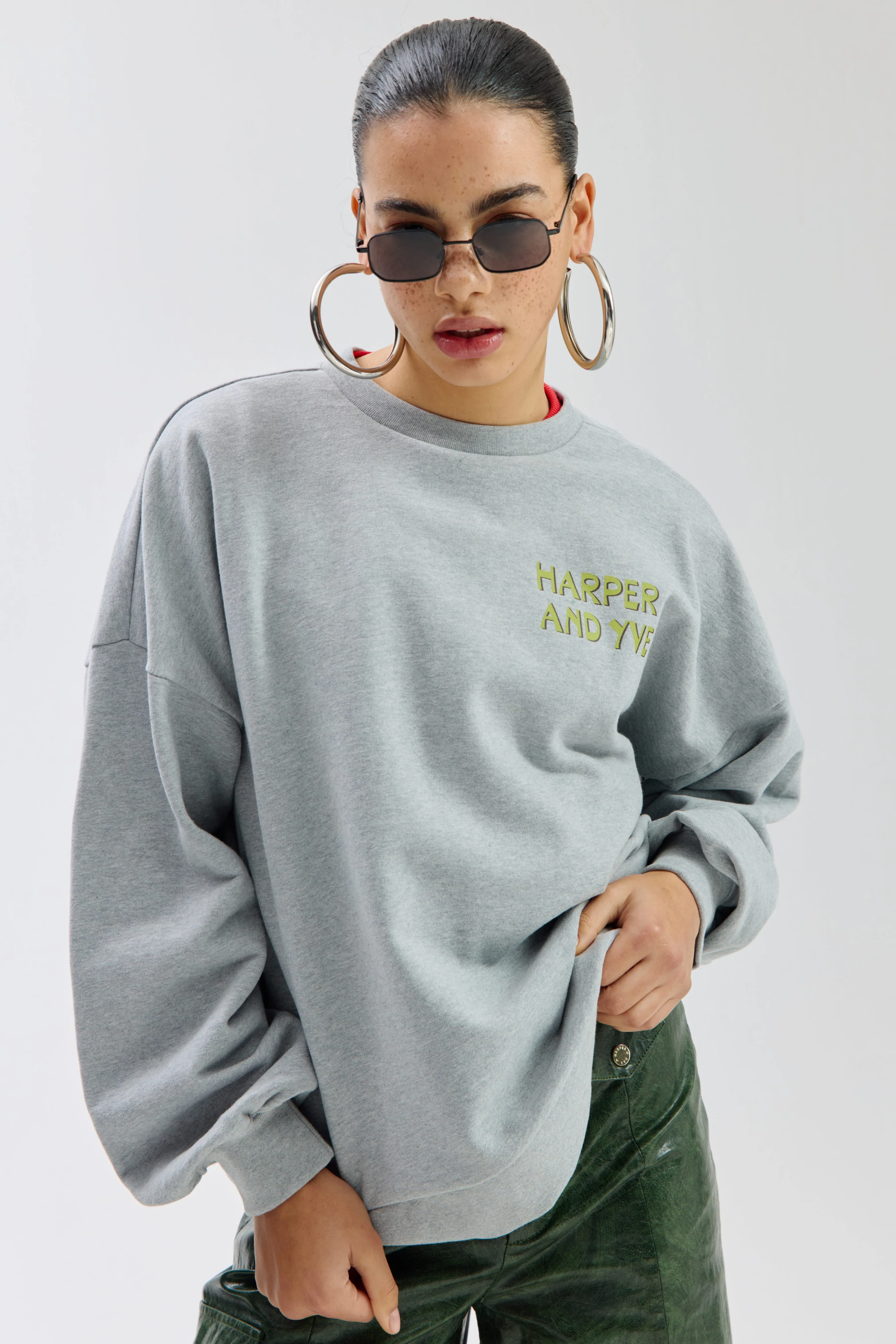 Sweater Clubavocado Grey Melee SS6Y502 - Image 2