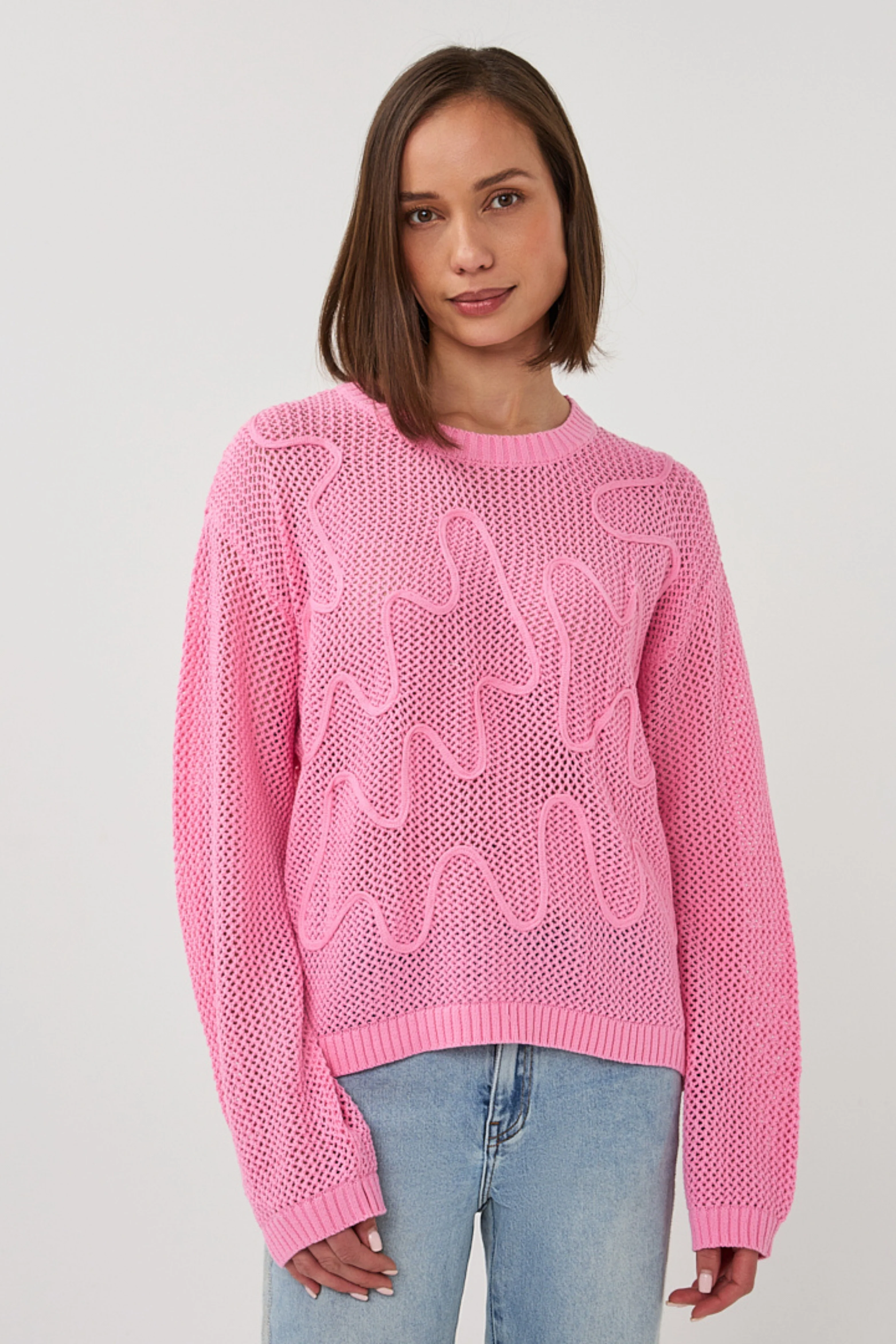 Sweater Tapes Rose SP26.02032 - Image 2
