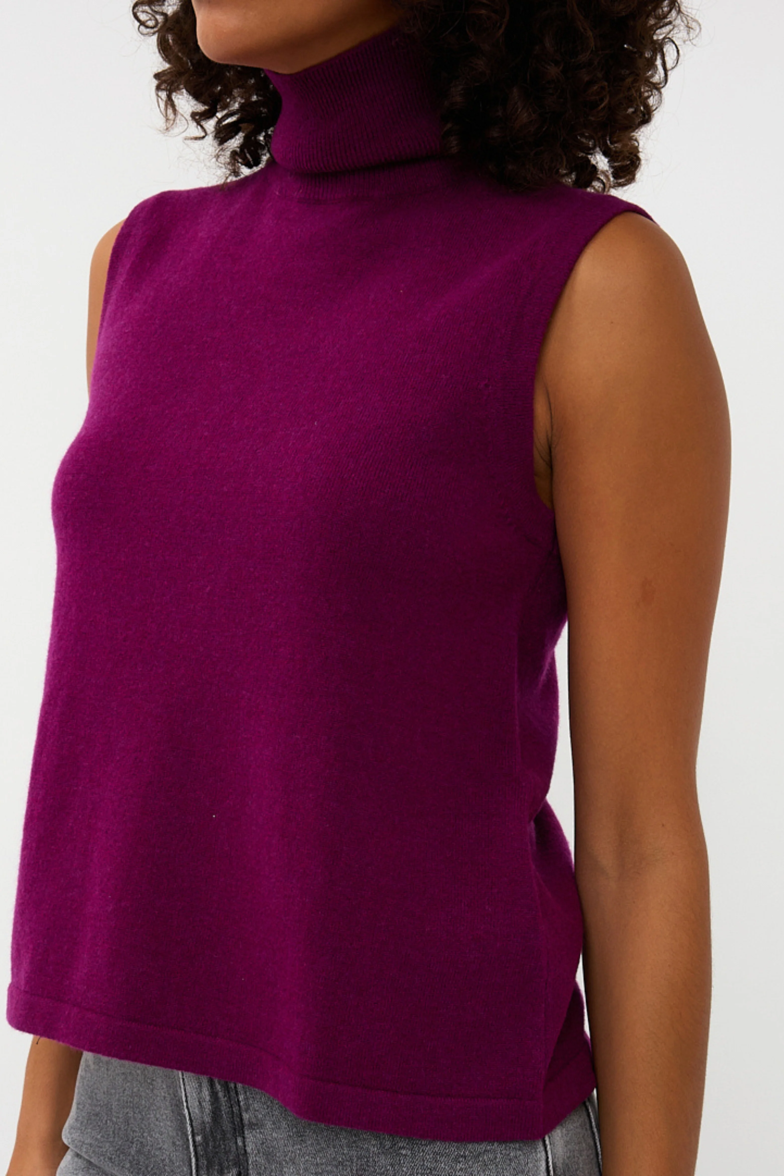 Sweater Wool Col Maroon W25.07704 - Image 4