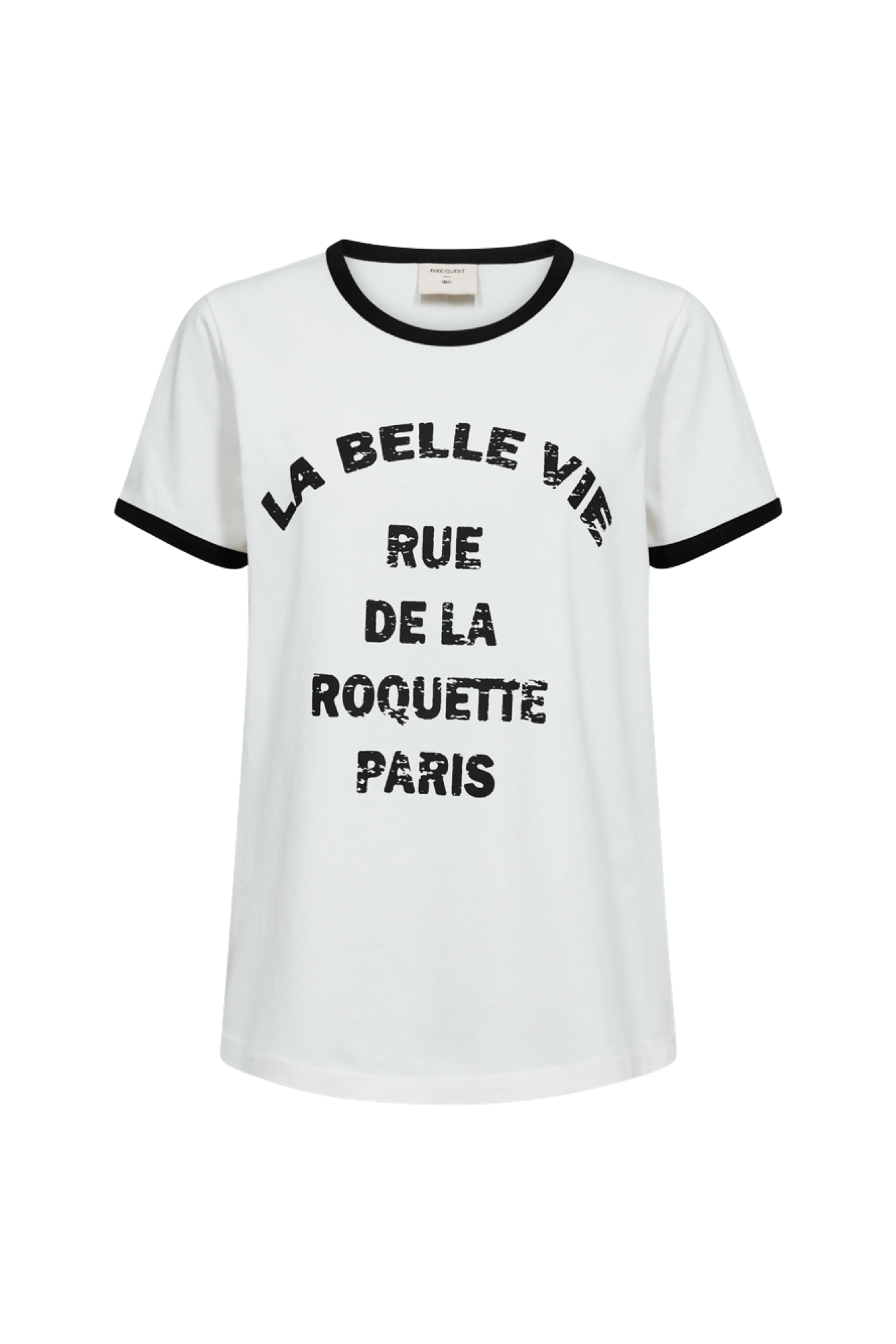 T-shirt Fqfenjal Star Offwhite Black 207658 - Image 3
