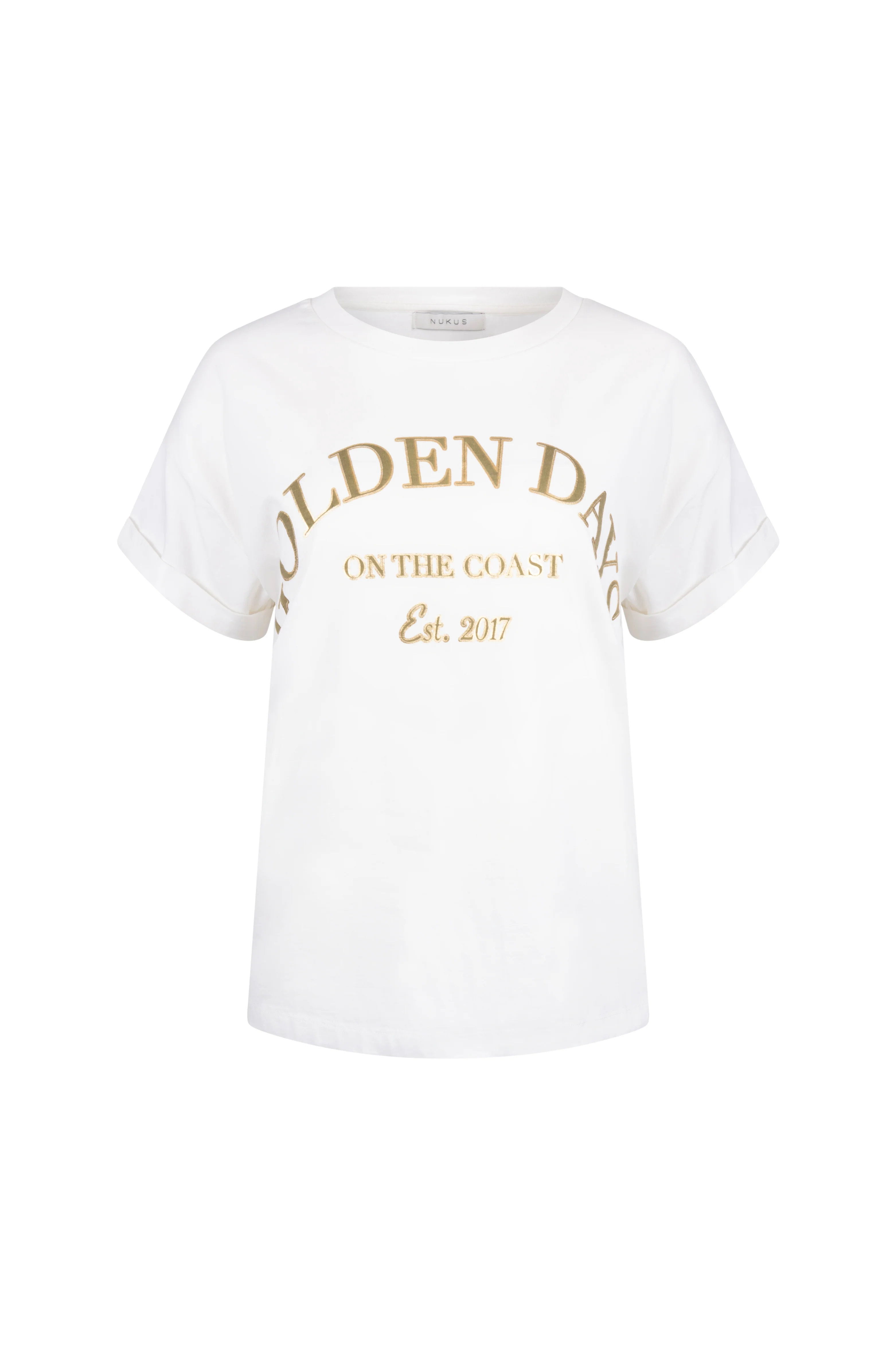 T-shirt Sanne Golden Days Offwhite Army NKS04023 - Image 2