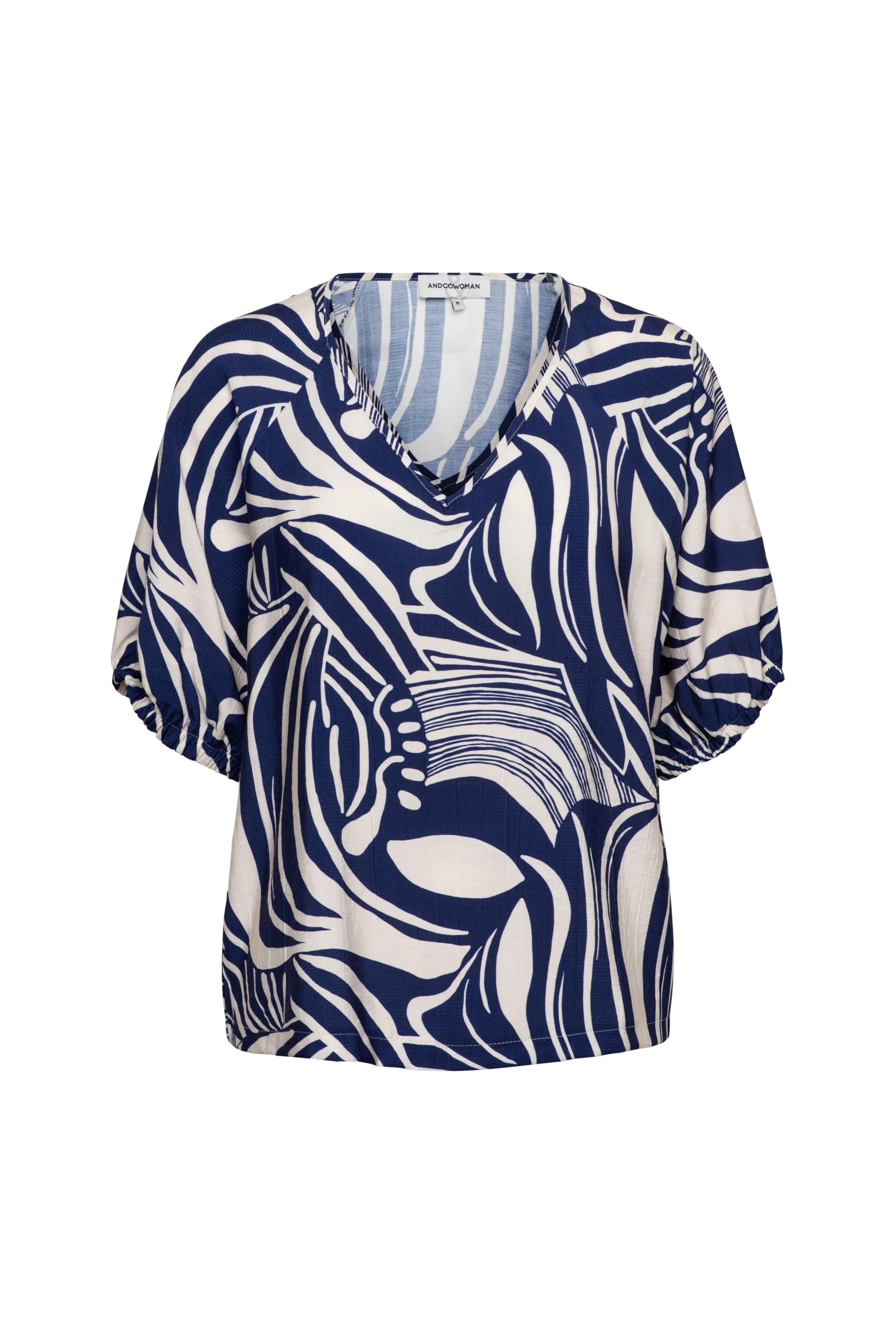 Top Amelie Weave Blue Multi TO375 - Image 3