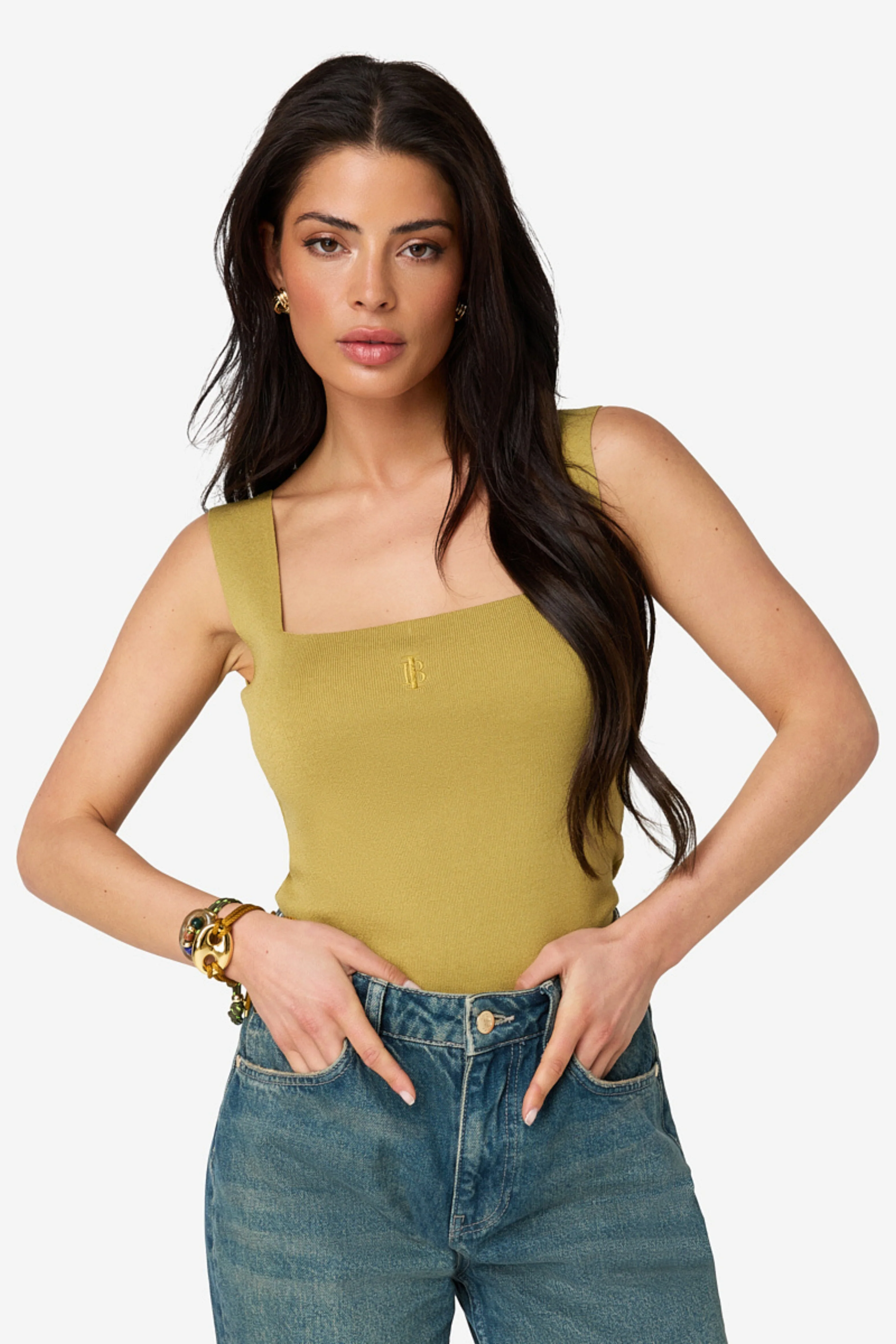 Top Kara Gold Green - Image 3