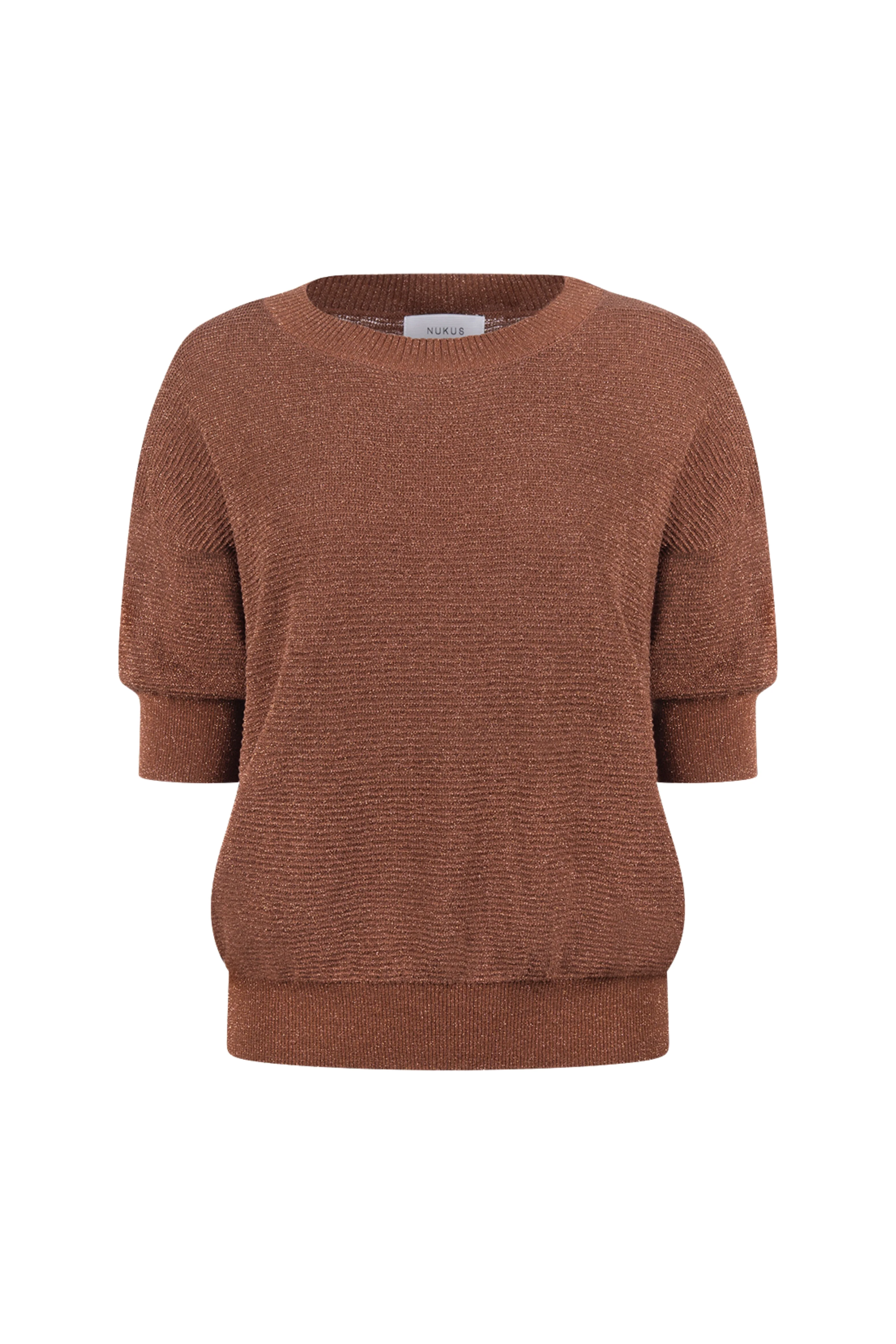 Top Kinty Lurex Espresso NKF01068 - Image 2