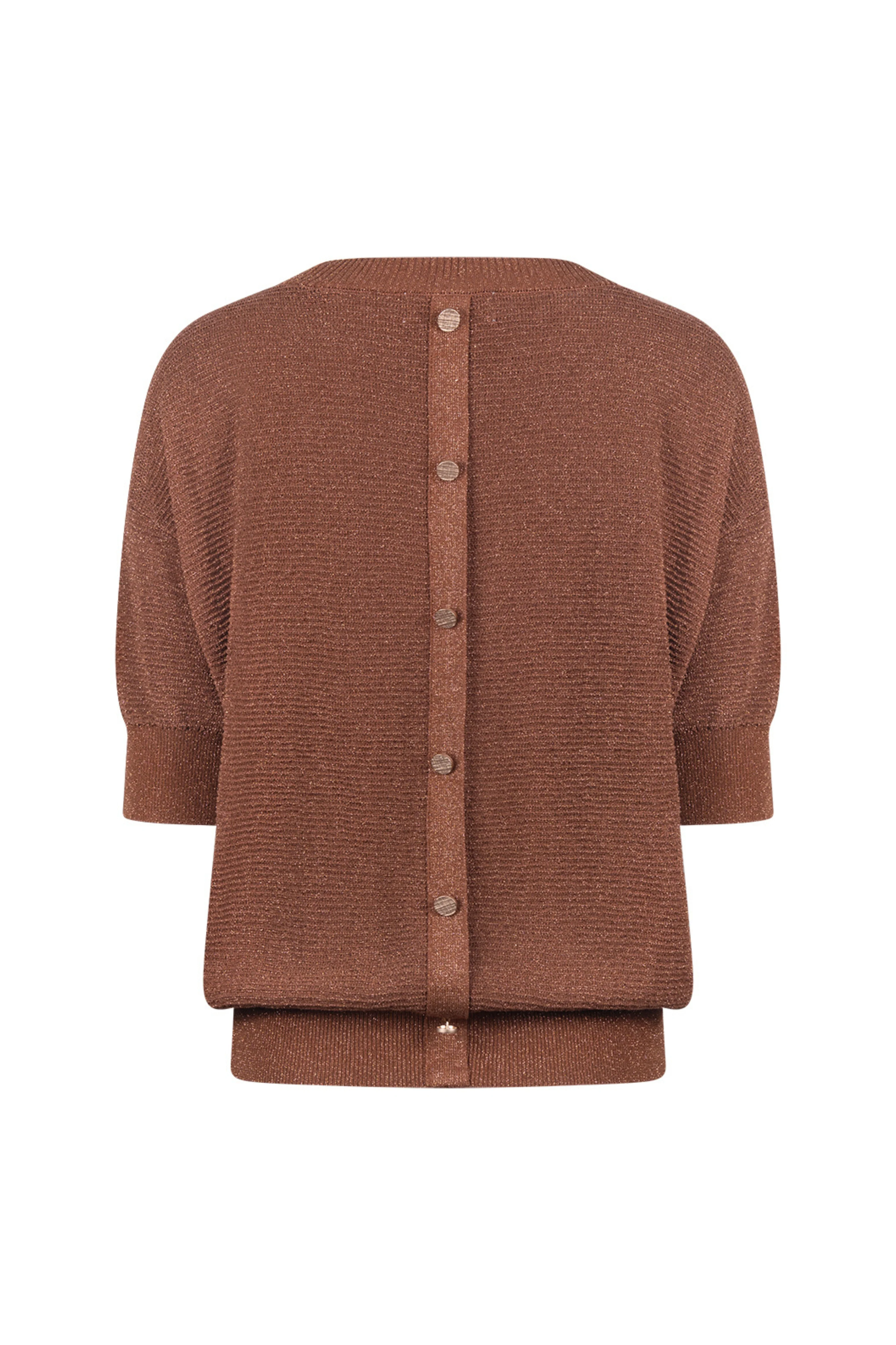 Top Kinty Lurex Espresso NKF01068 - Image 4