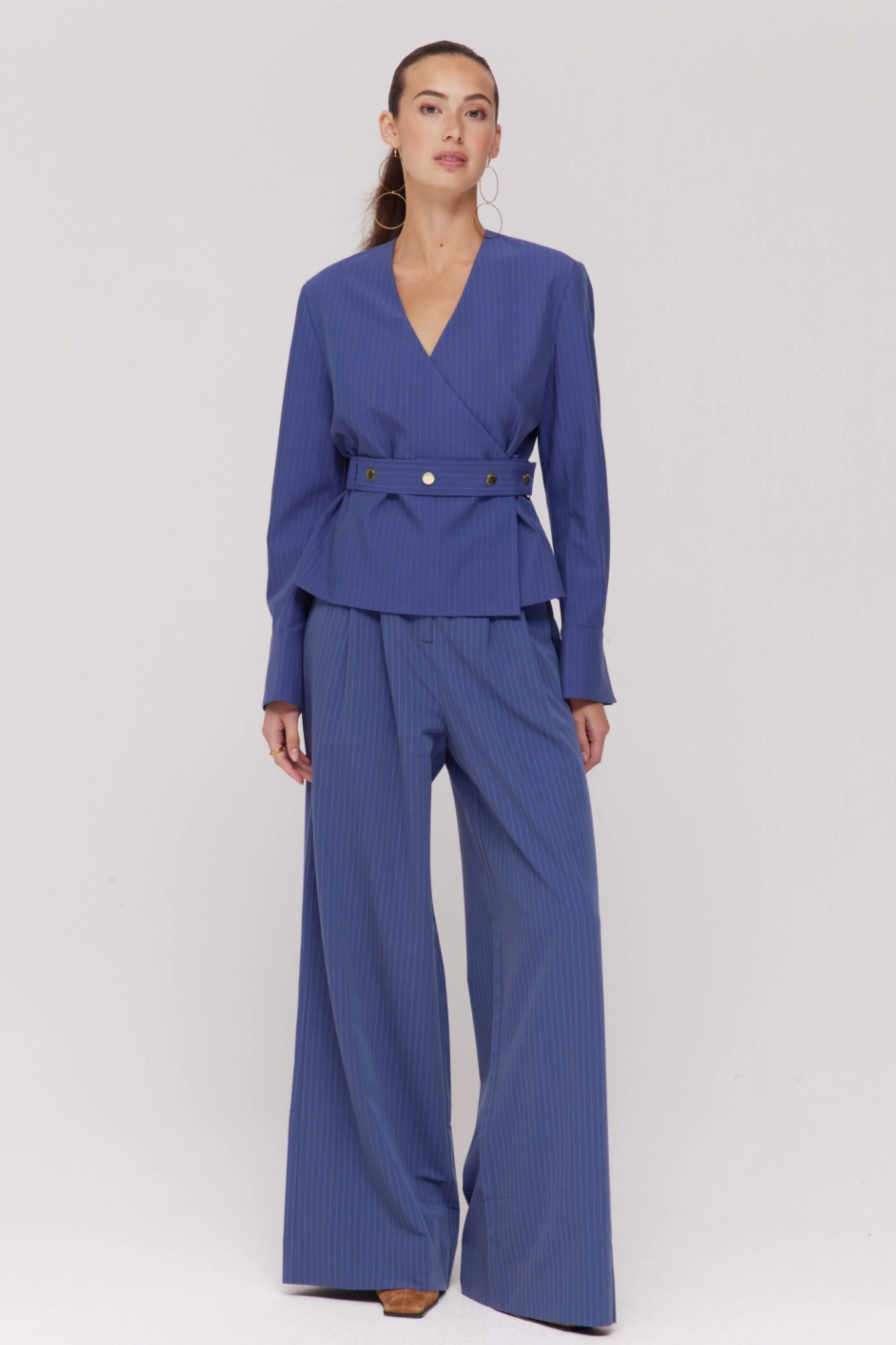 Top Lida Blue Stripe SS6N209 - Image 4