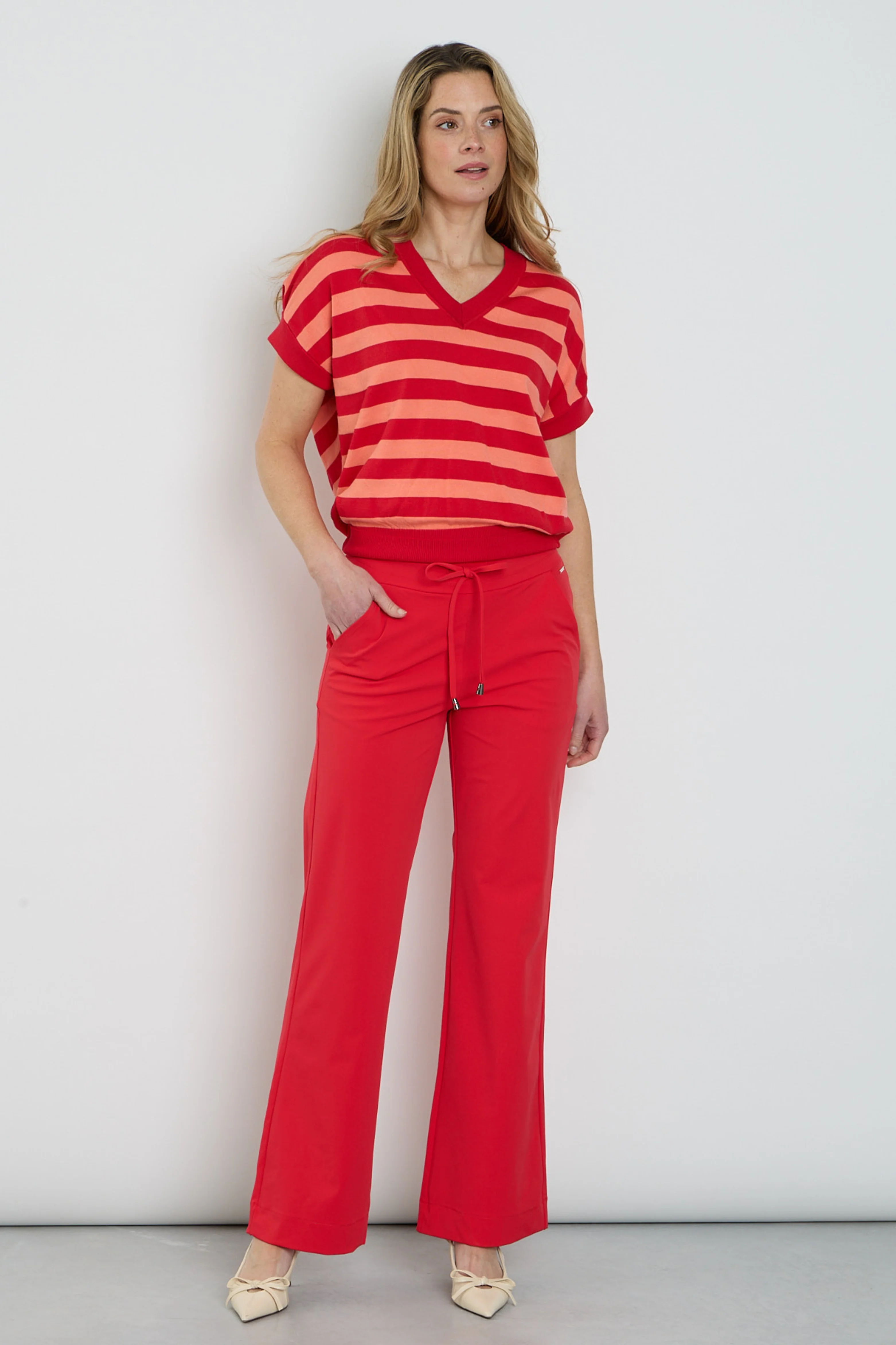 Travel Broek Flared Red 202089 - Image 3
