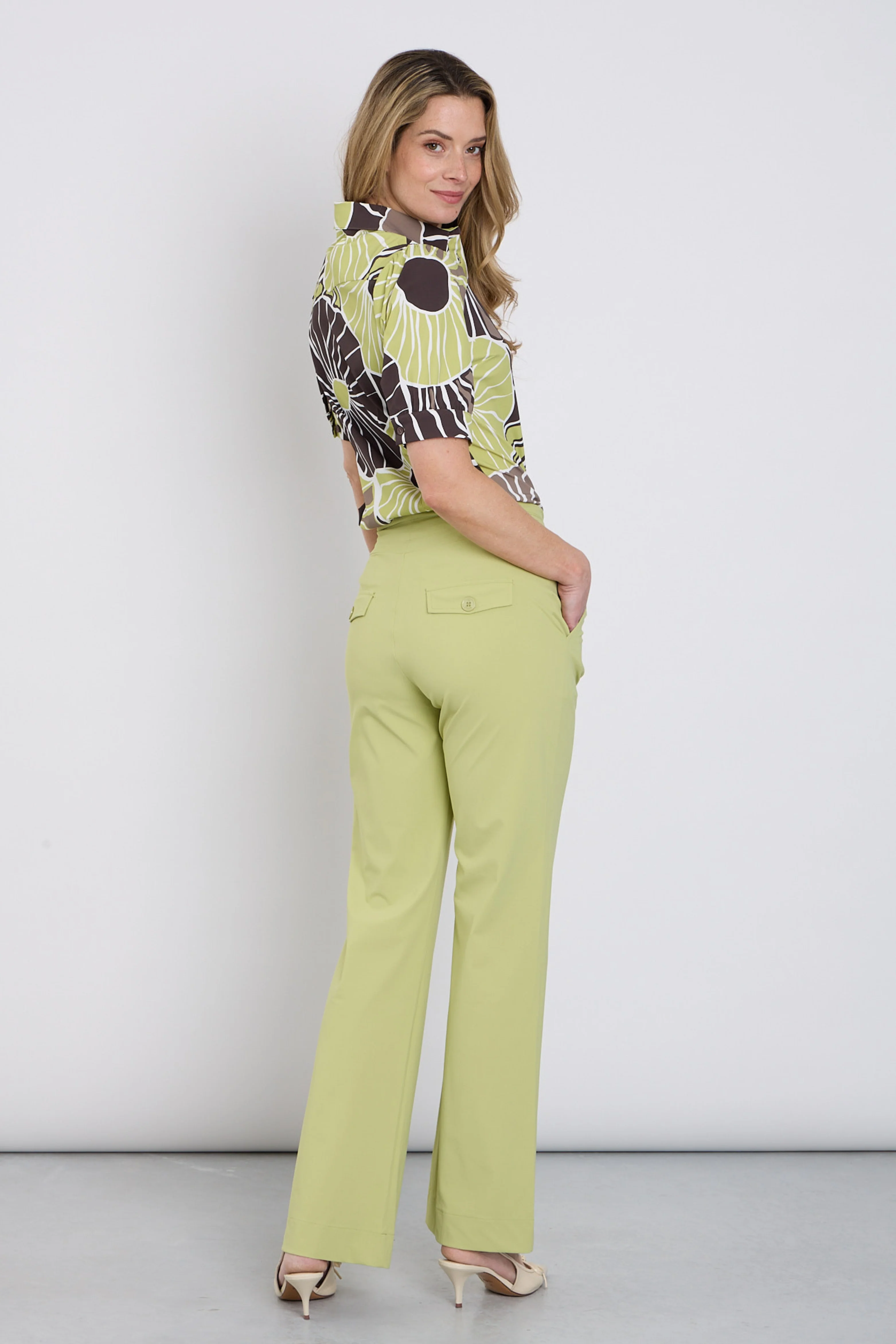 Travel Broek Flared Sweet Pea 202089 - Image 3
