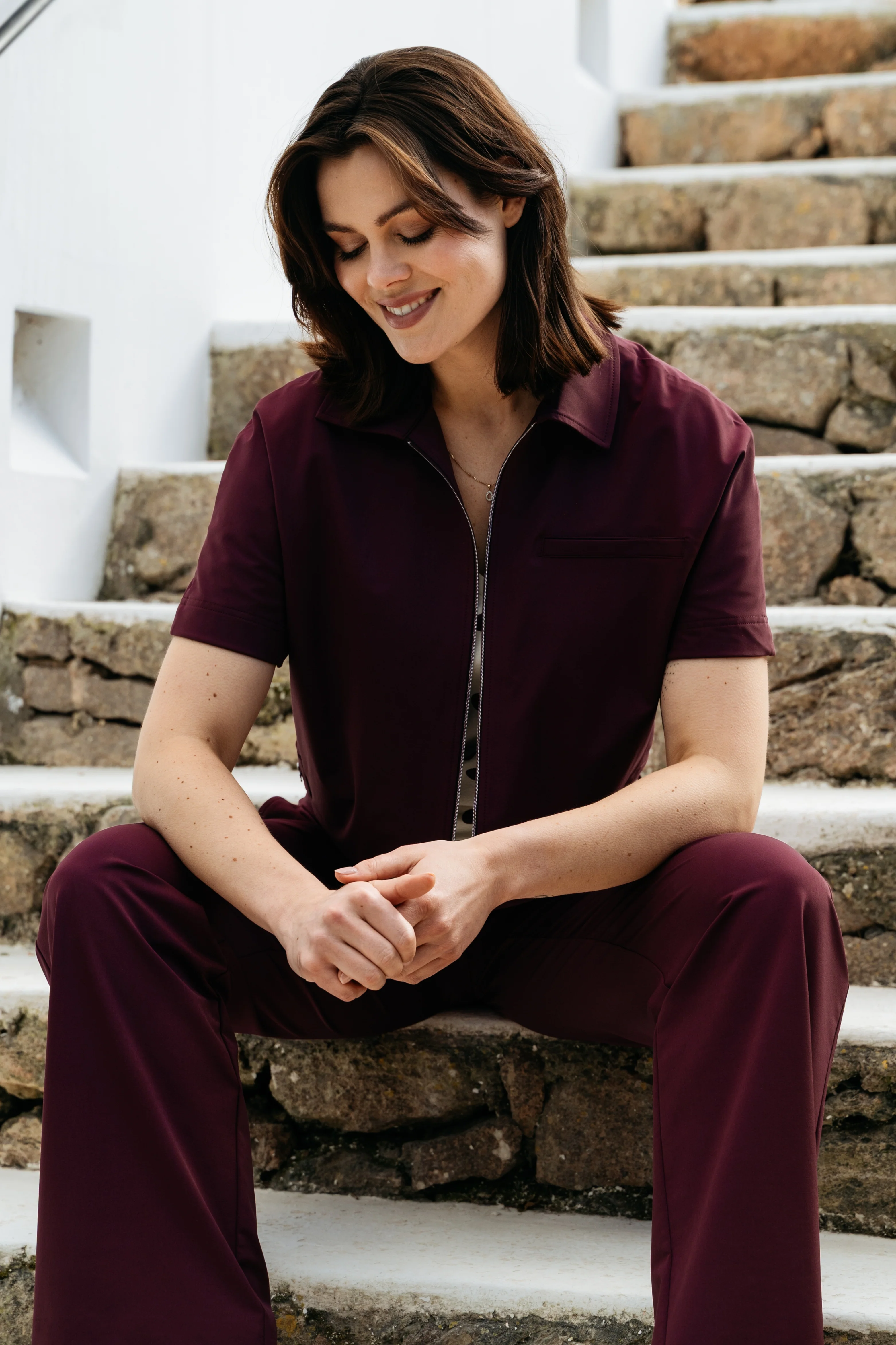 Travel Broek Patrice Plum PA264 - Image 6