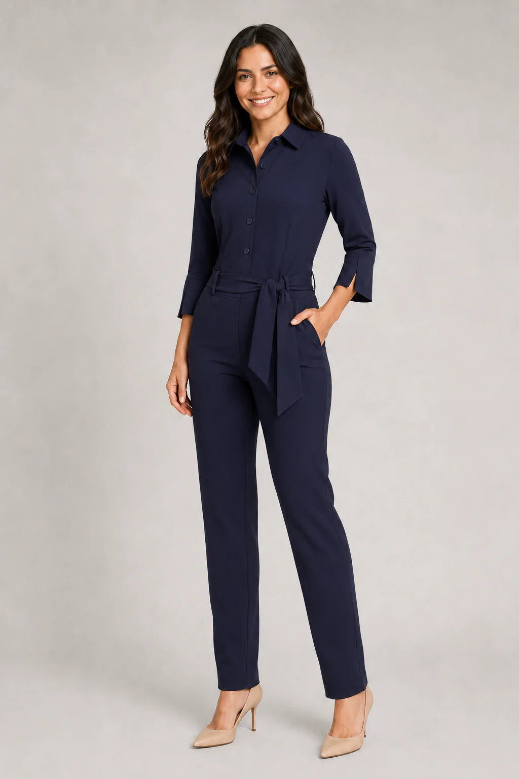Travel Jumpsuit Navy 202033 - Image 3