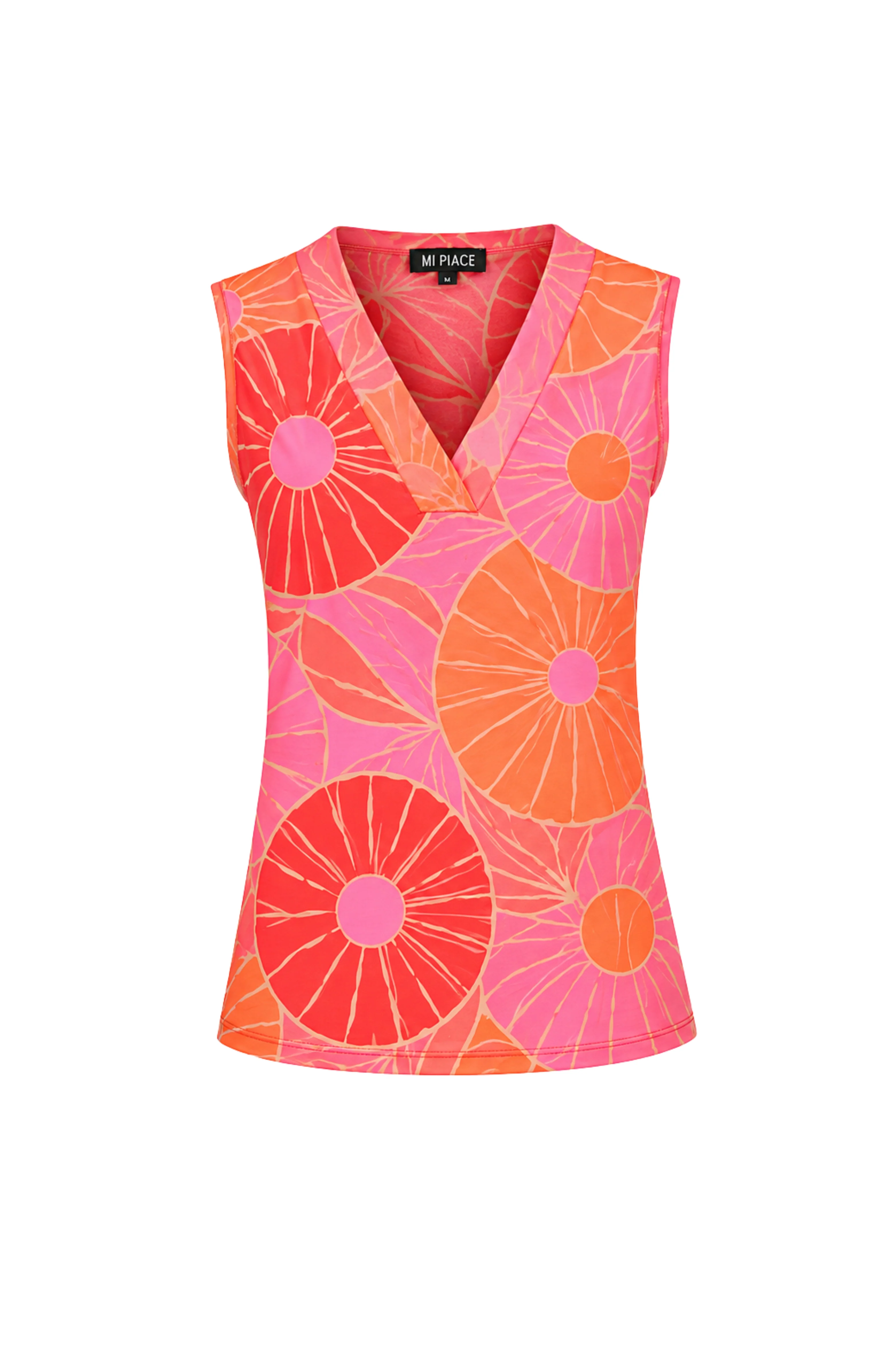 Travel Top Desert Anemone Print Coral 202425 - Image 2
