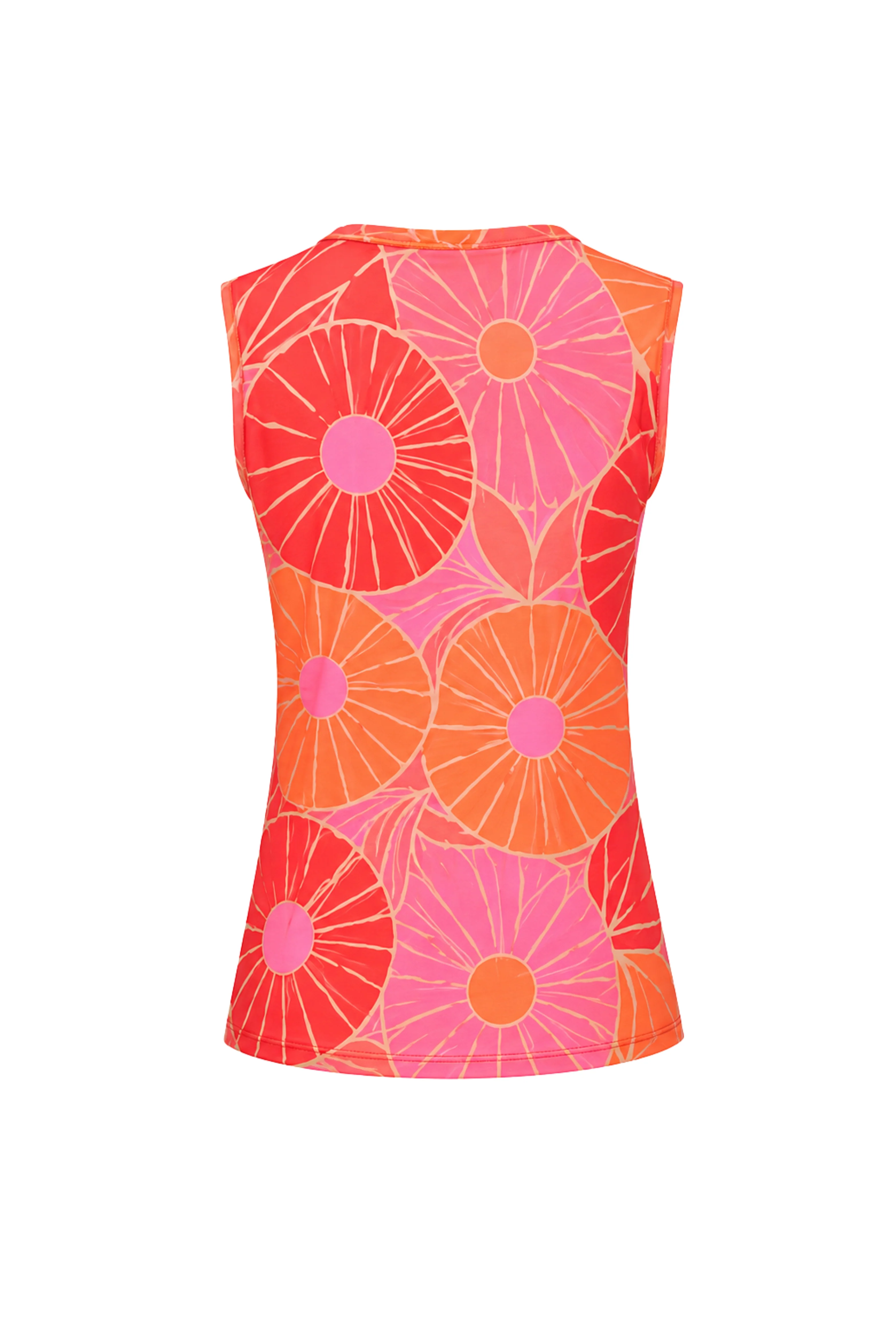 Travel Top Desert Anemone Print Coral 202425 - Image 5