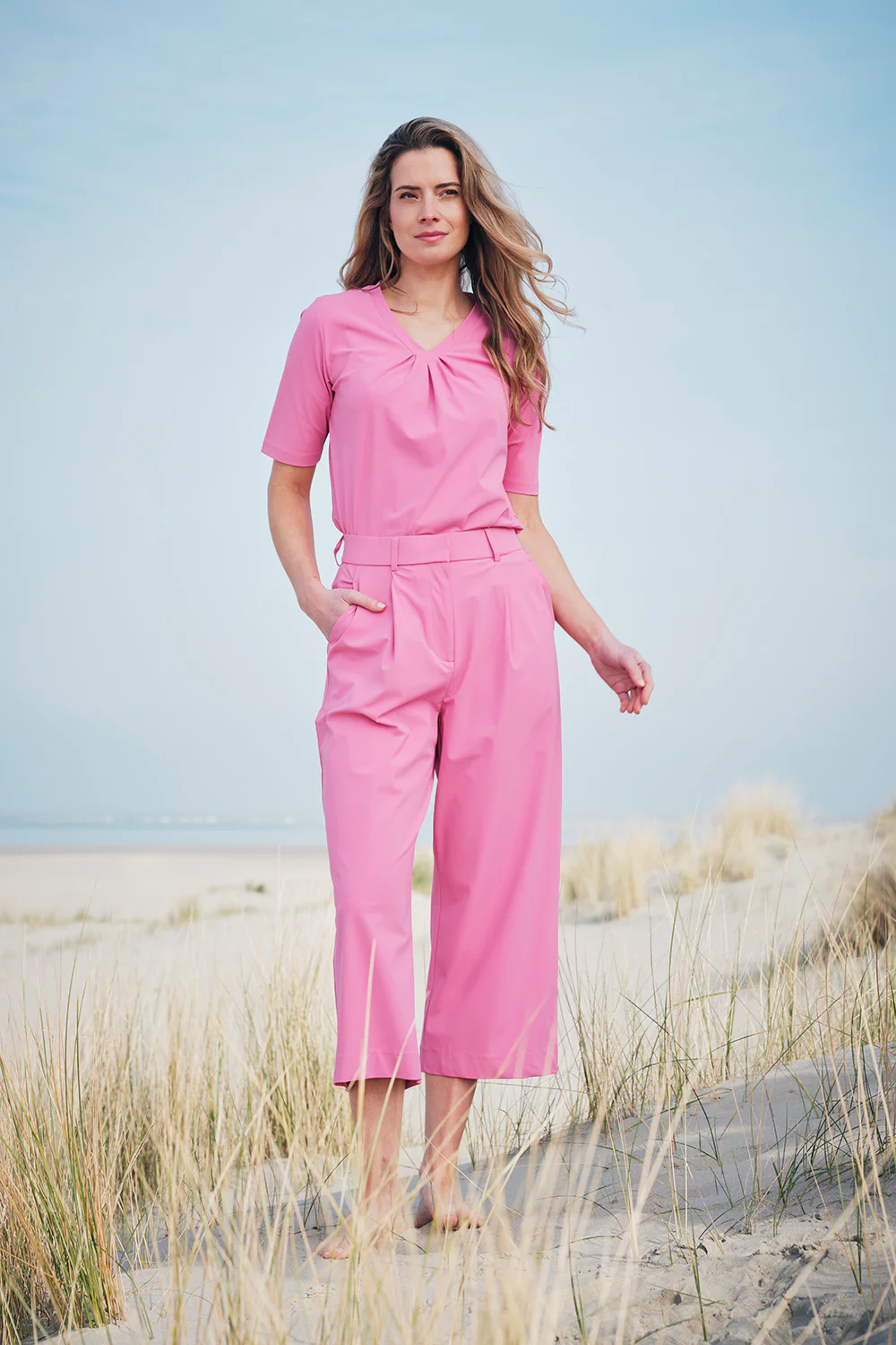 Travel Culotte Pleated Rose 202818 - Image 3
