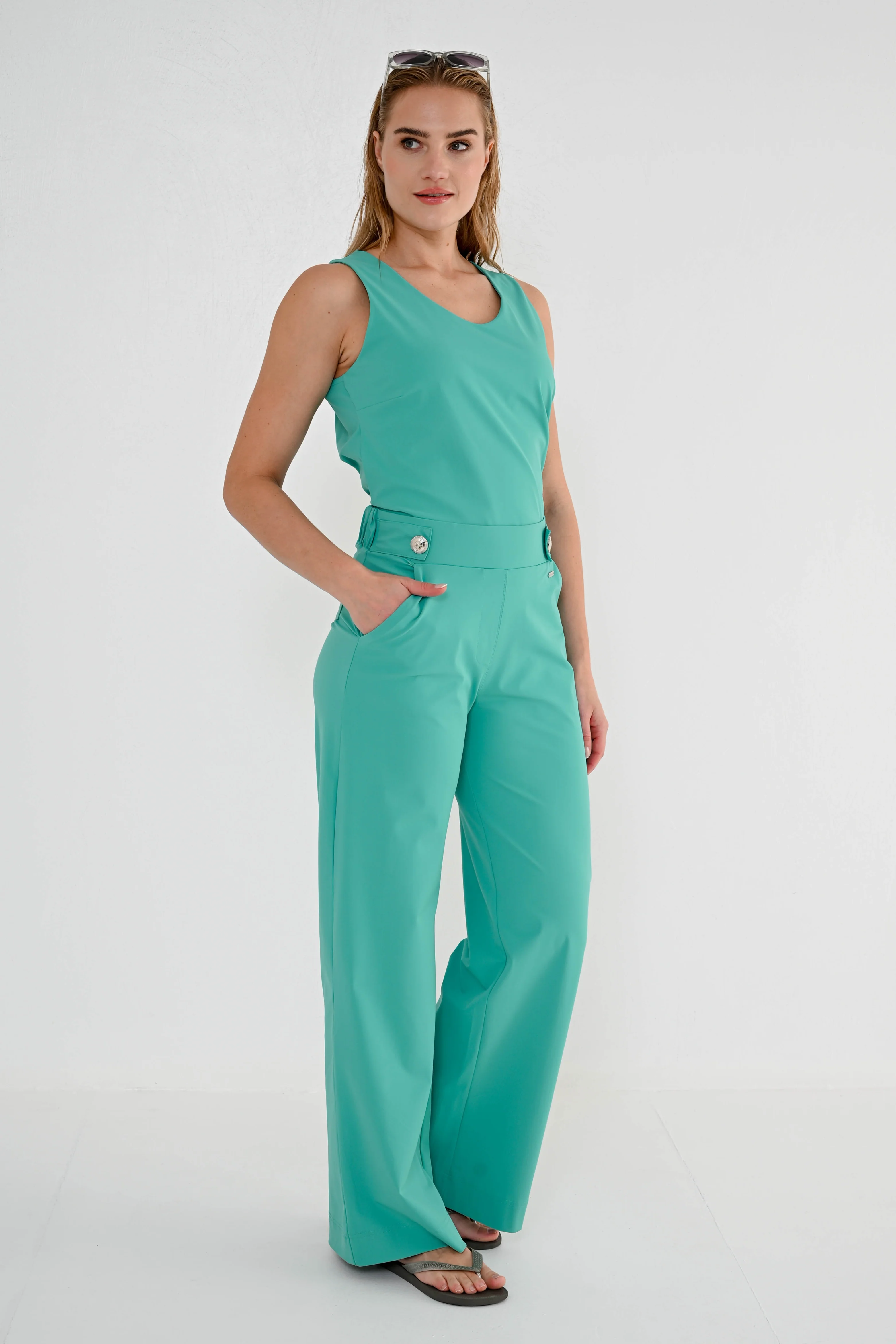 Travel Top Seran Bright Aqua - Image 3
