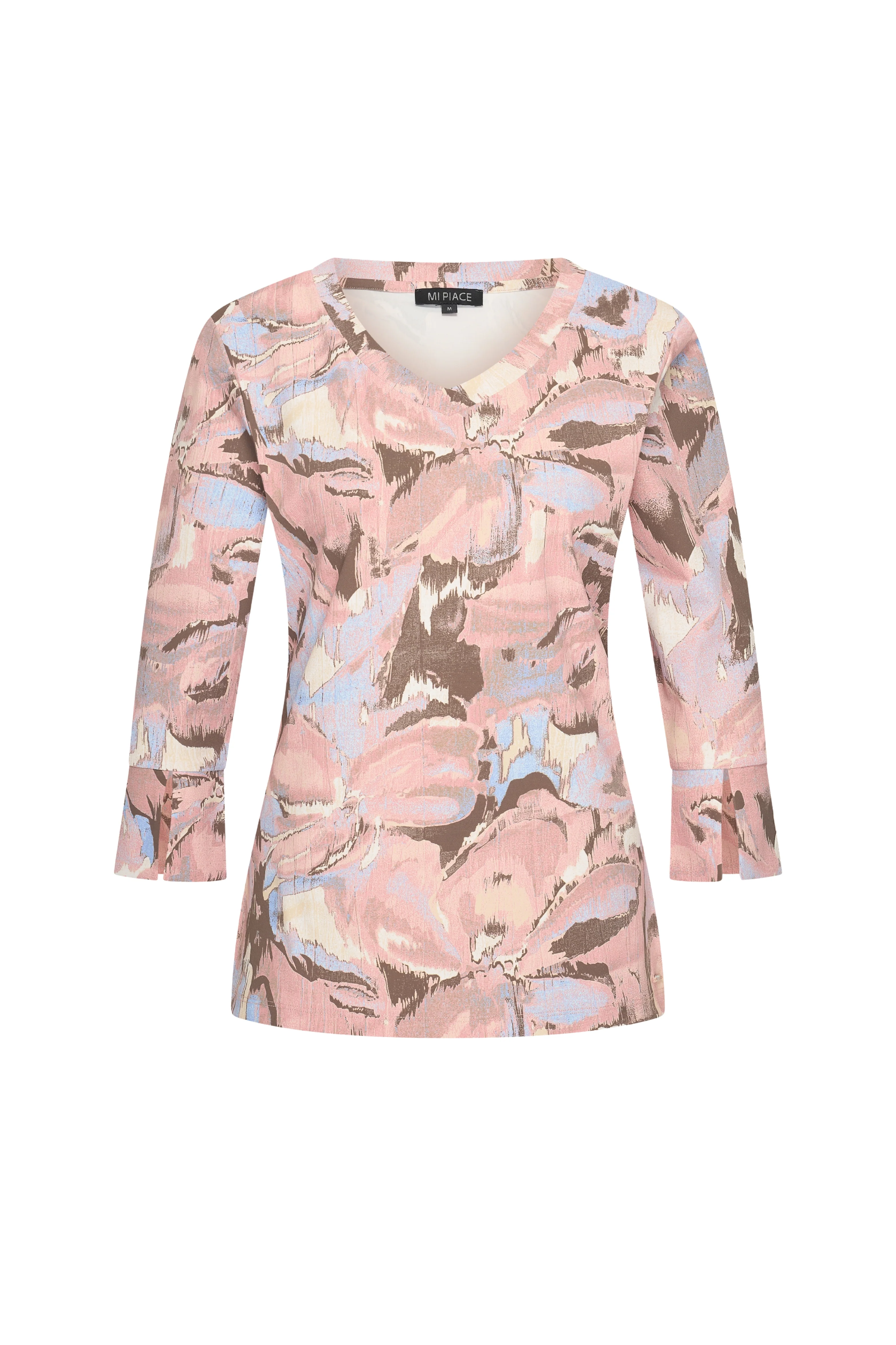 Travel Top Wild Flower Print Lavender Blue 202095 - Image 2