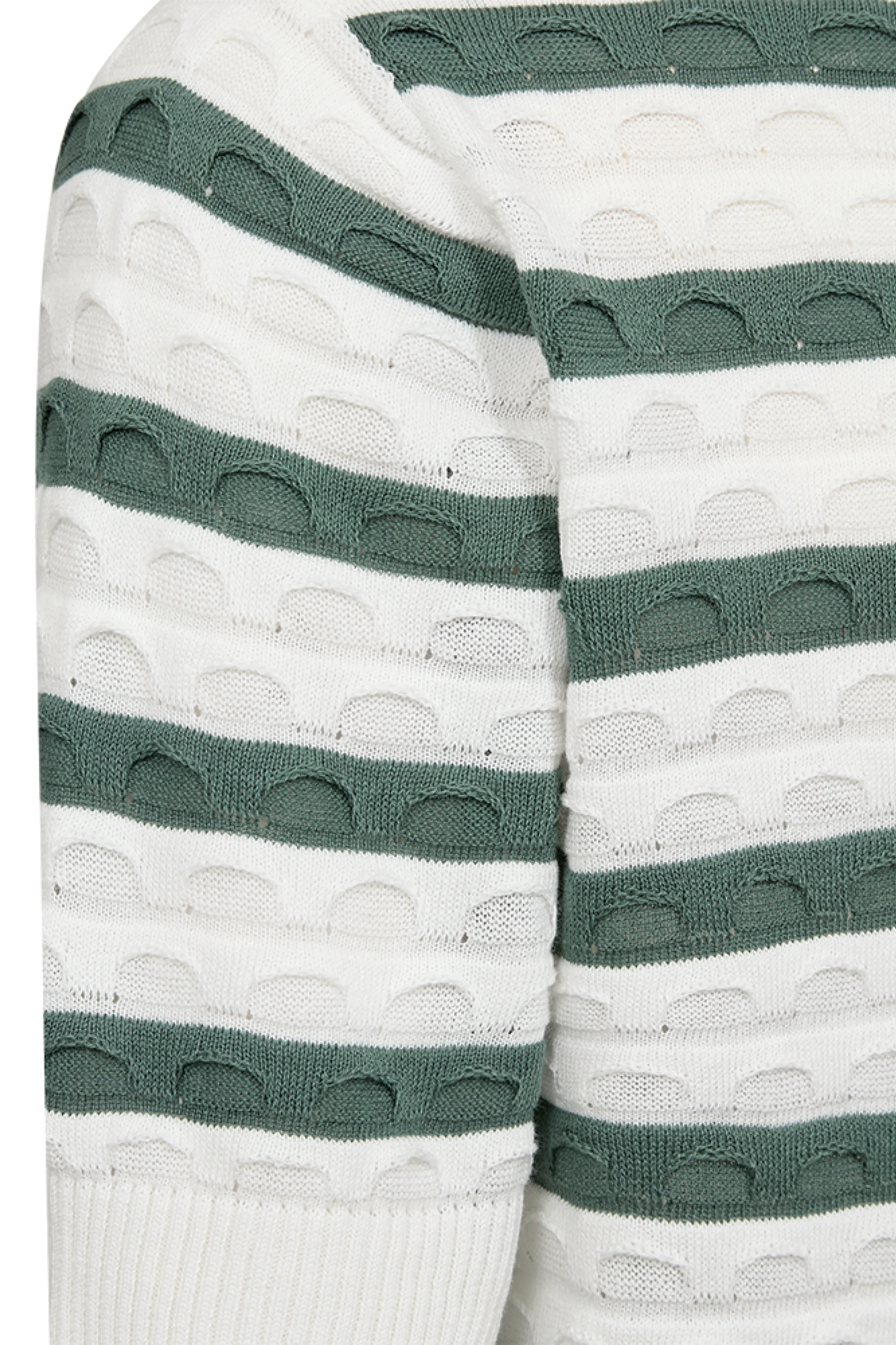 Trui Fqdodo Stripe Star Offwhite Dark Forest 207671 - Image 5